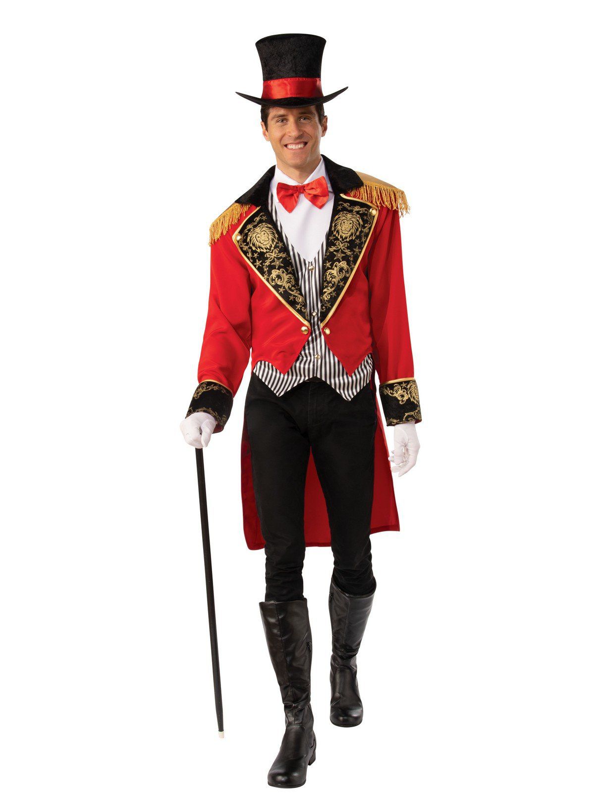 Men's Red Circus Ringleader Costume - costumes.com