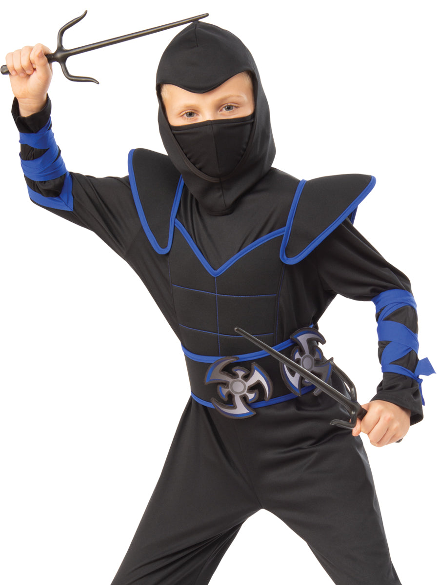 Boys' Blue Ninja Costume - costumes.com