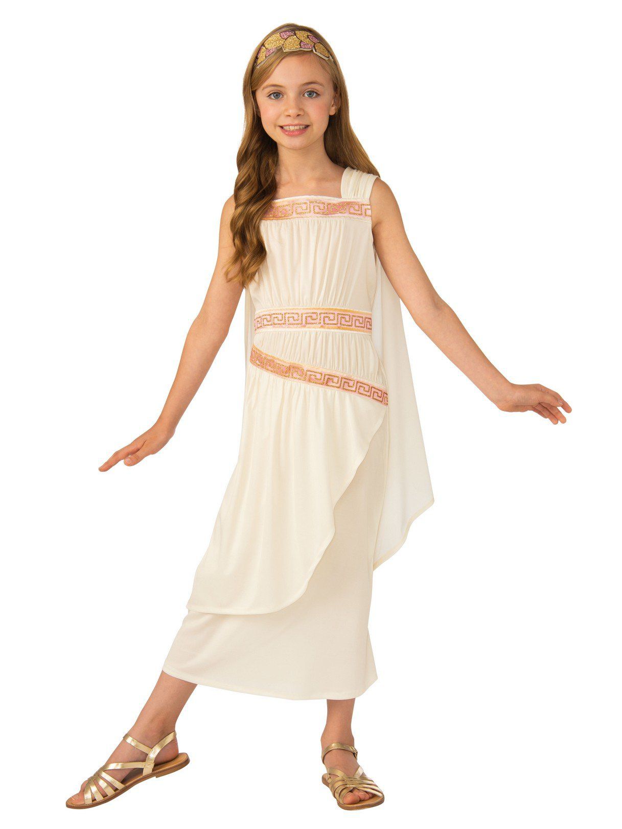 Girls' Roman Goddess Costume - costumes.com