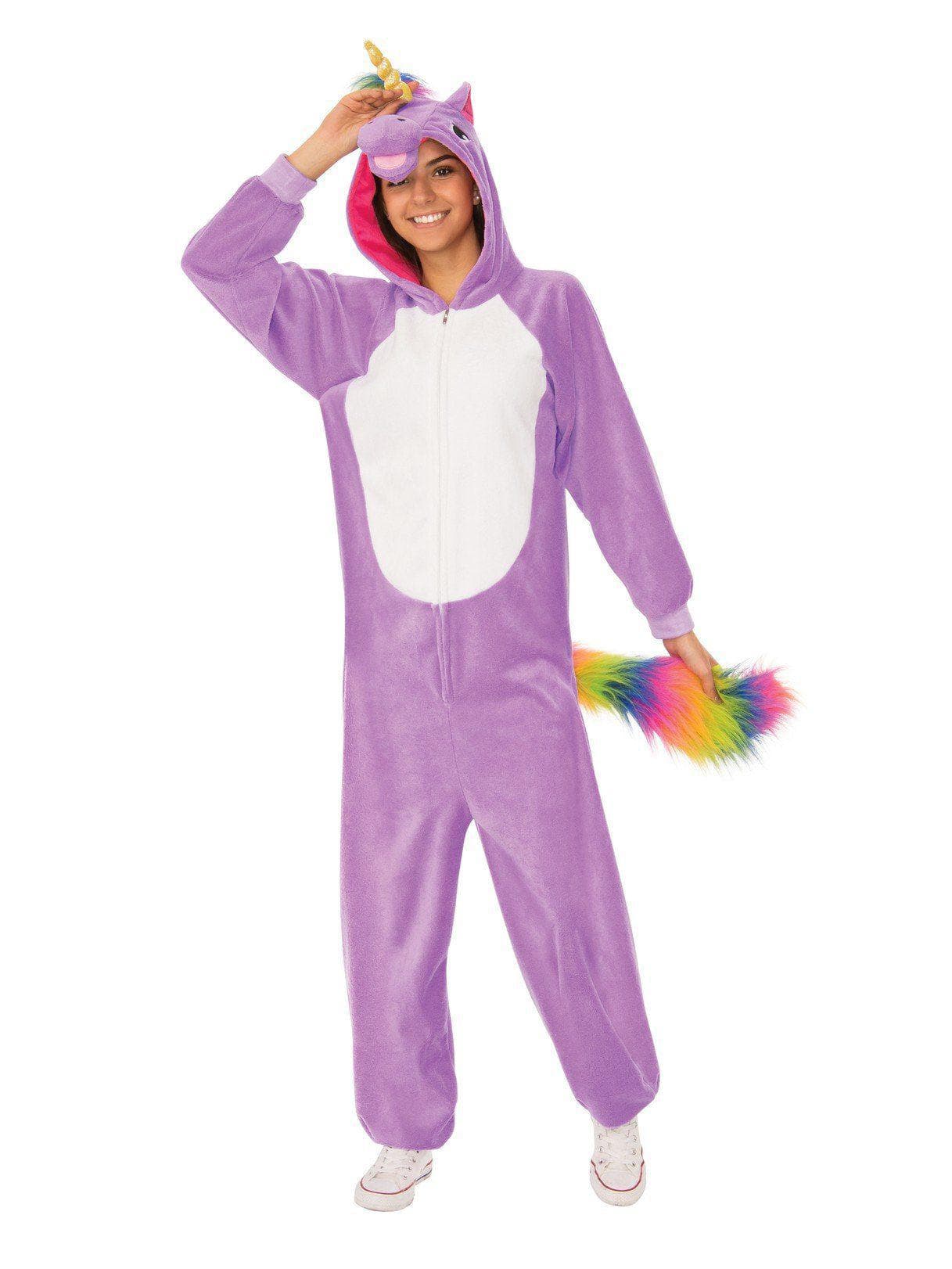 Adult Purple Unicorn Comfy Wear Costume - costumes.com