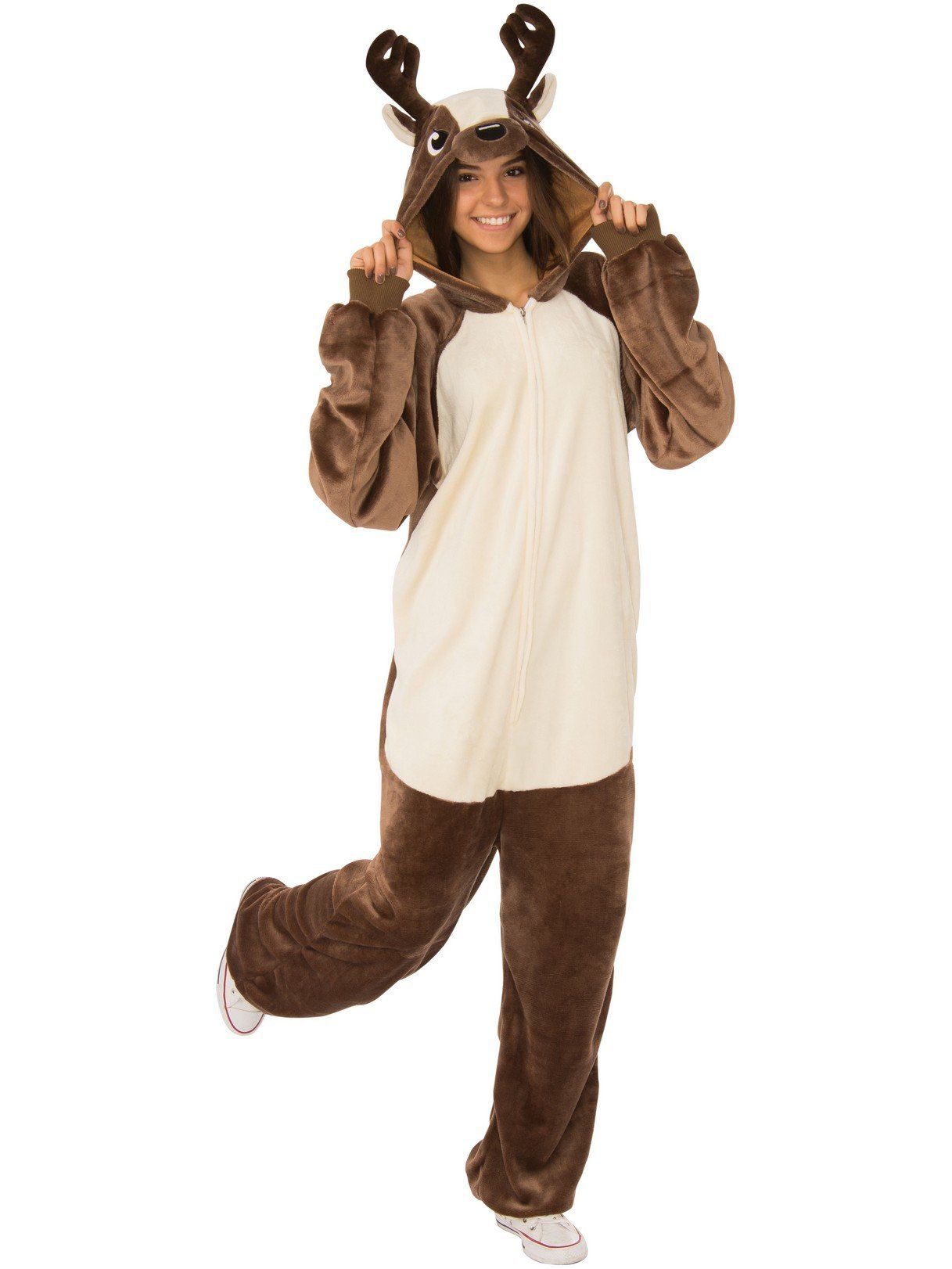 Adult Reindeer Zipsters Costume - costumes.com