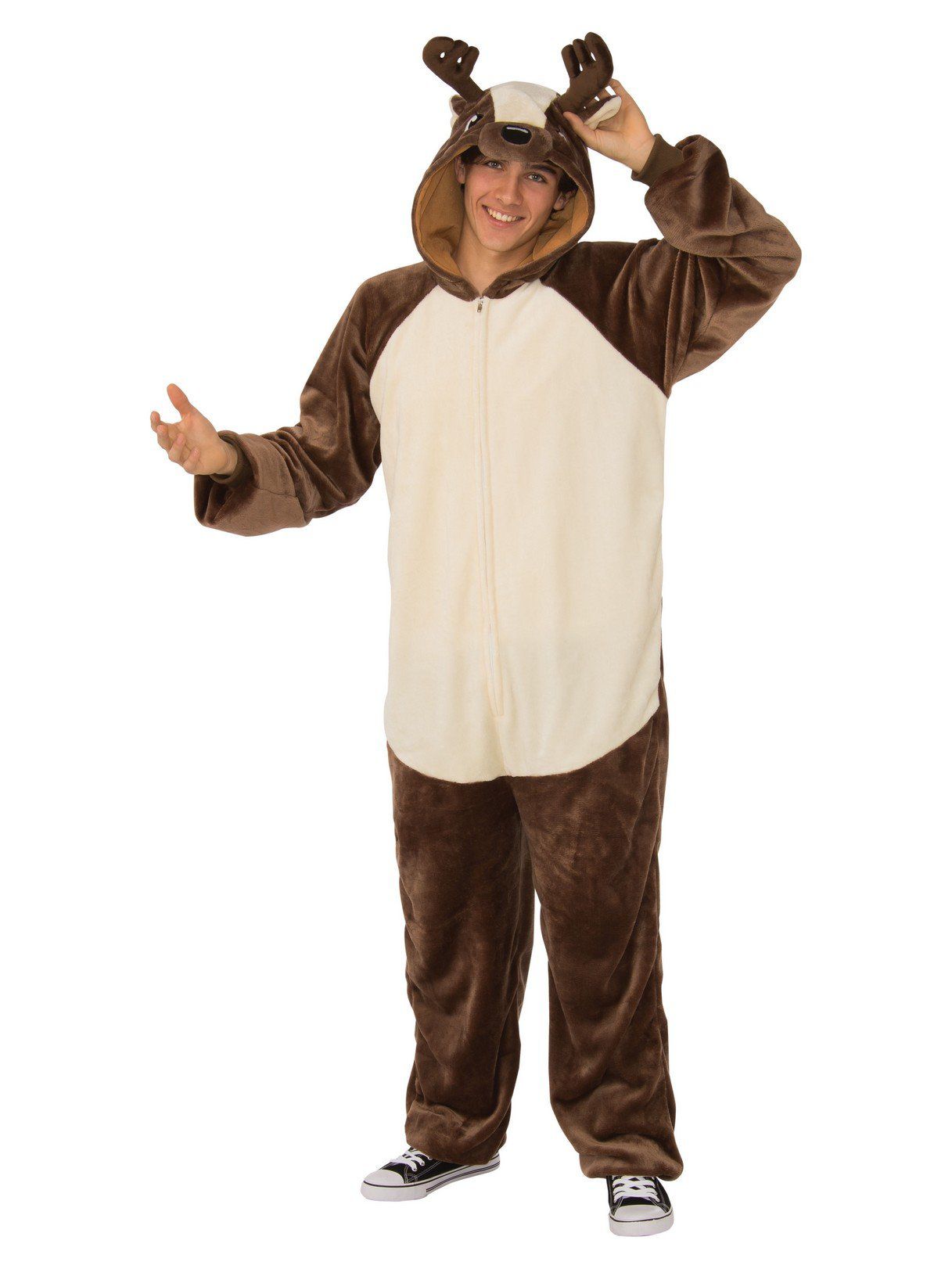 Adult Reindeer Zipsters Costume - costumes.com
