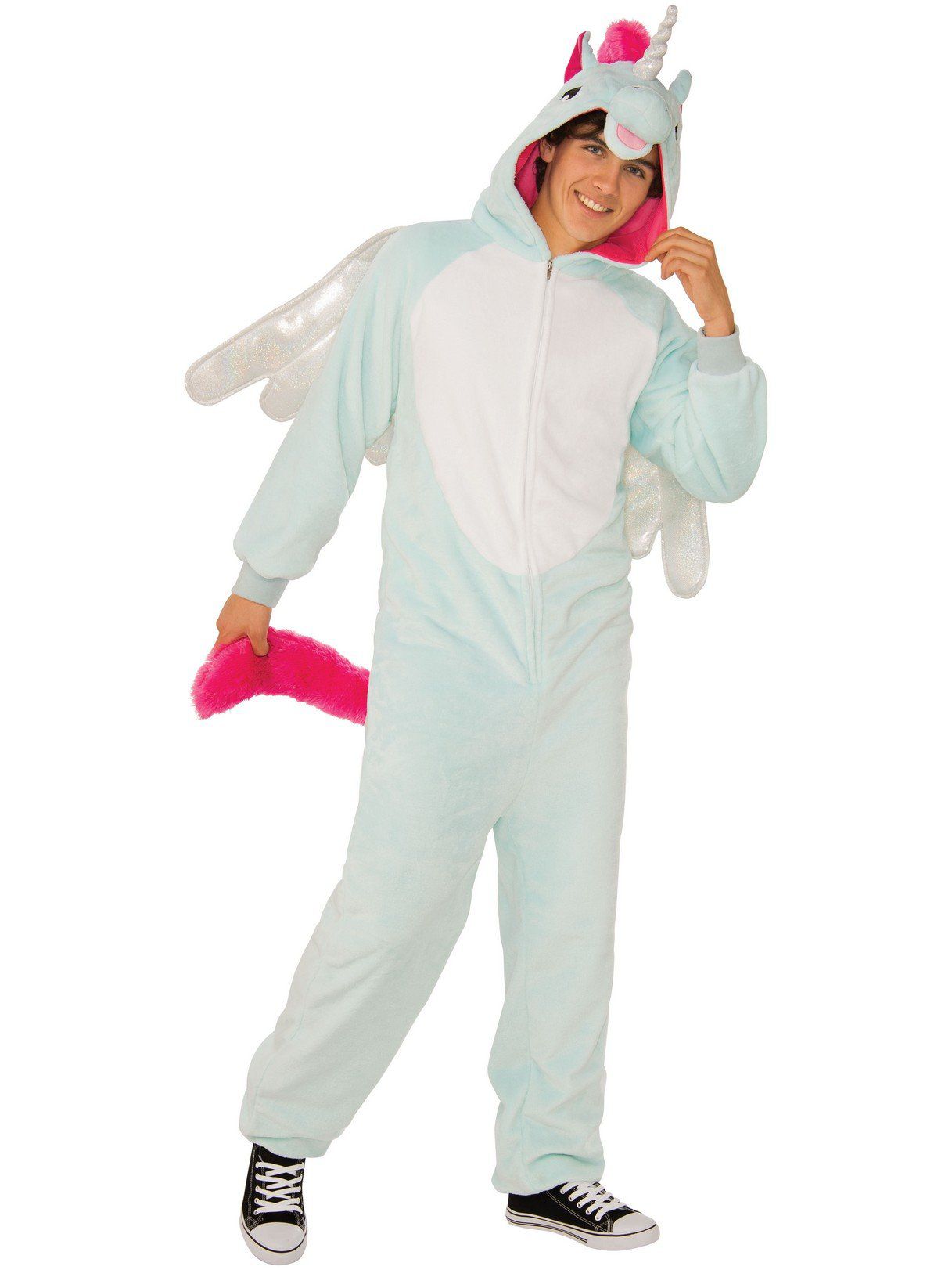 Adult Enchanting Unicorn Pegasus Zipsters Costume - costumes.com