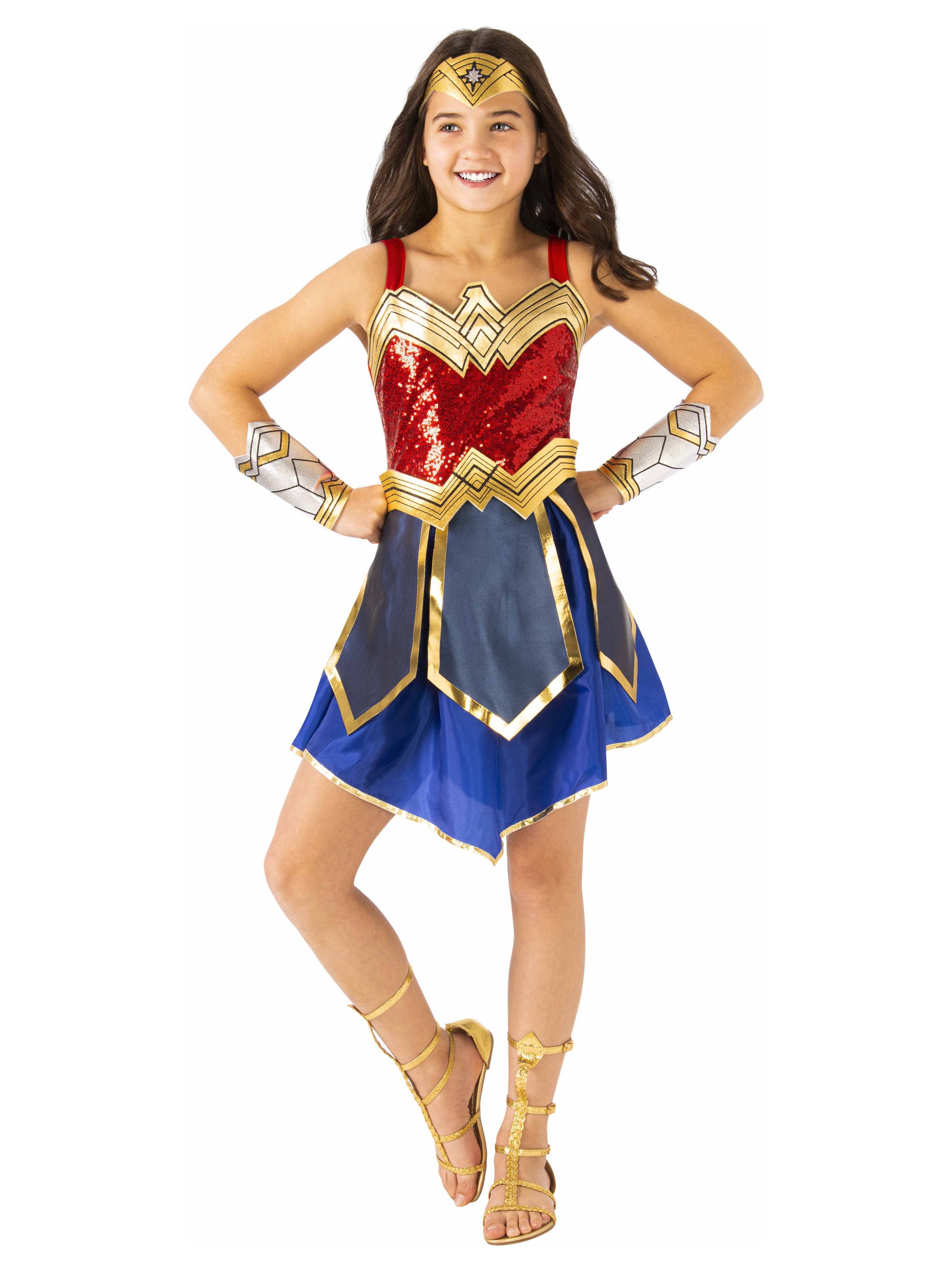 Girls' Wonder Woman Movie Costume - Premium - costumes.com
