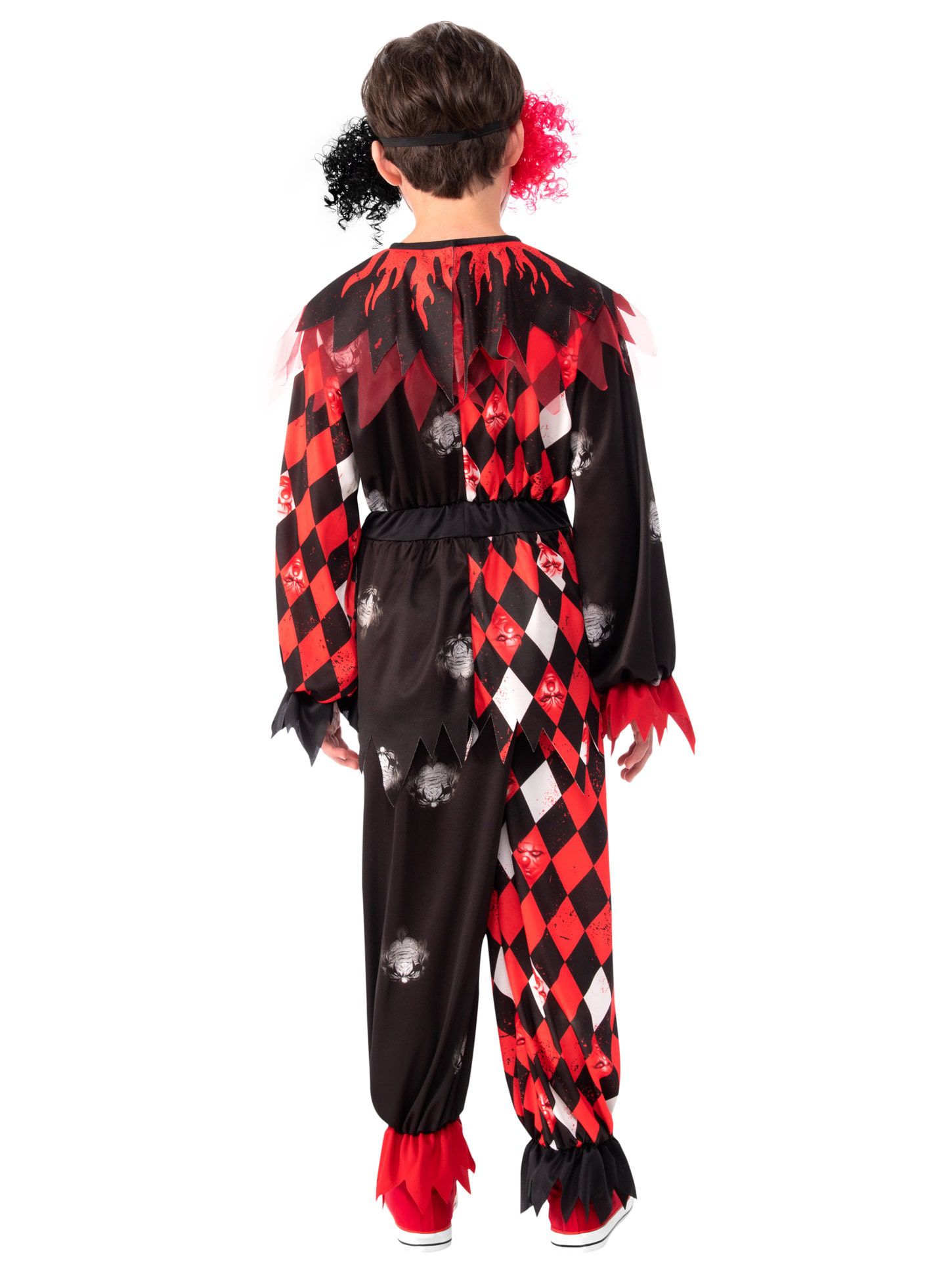 Boys' Red and Black Scary Clown Costume - costumes.com
