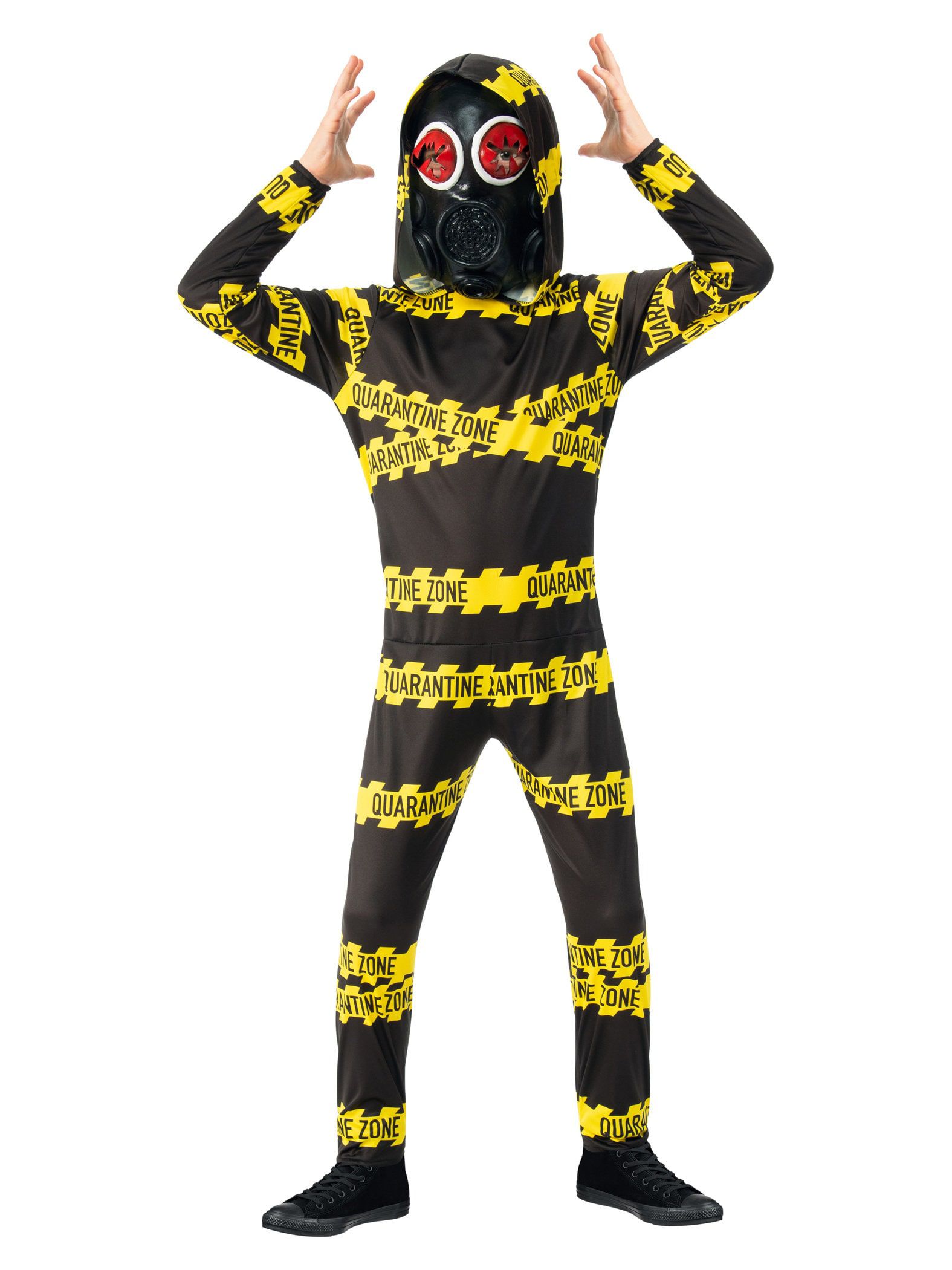Boys' Masked Biohazard Quarantine Caution Costume - costumes.com