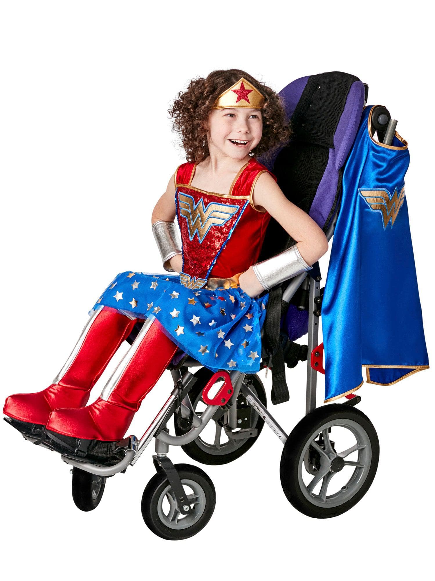 Girls' DC Comics Wonder Woman Adaptive Costume - costumes.com