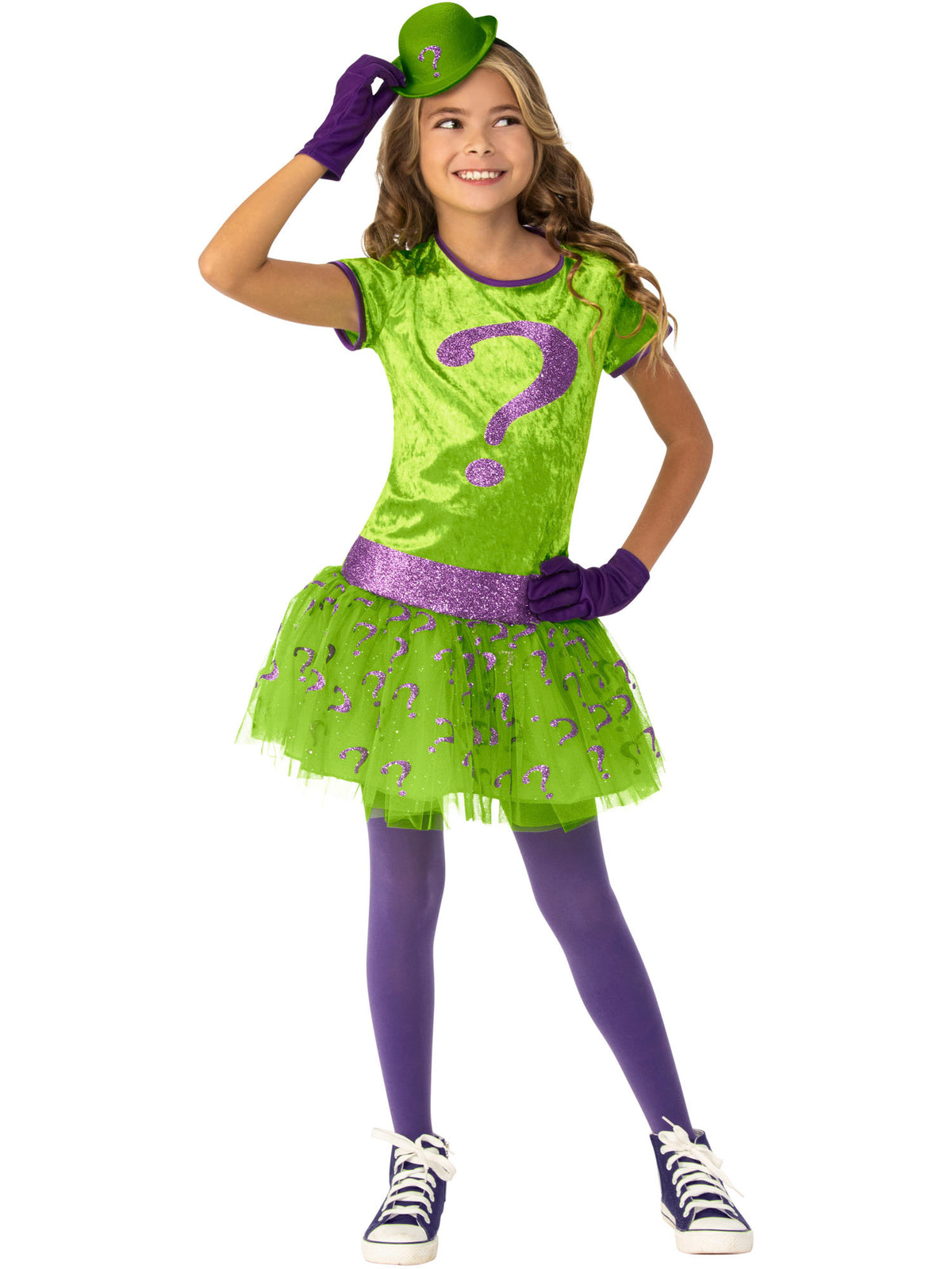 Girls' DC Comics The Riddler Tutu Dress - costumes.com