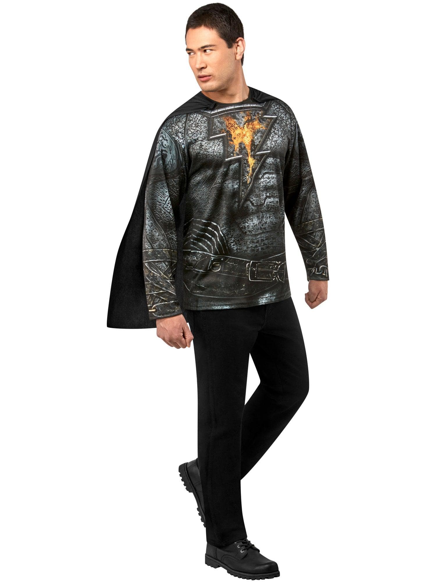 Men's DC Comics Black Adam Top with Cape - costumes.com