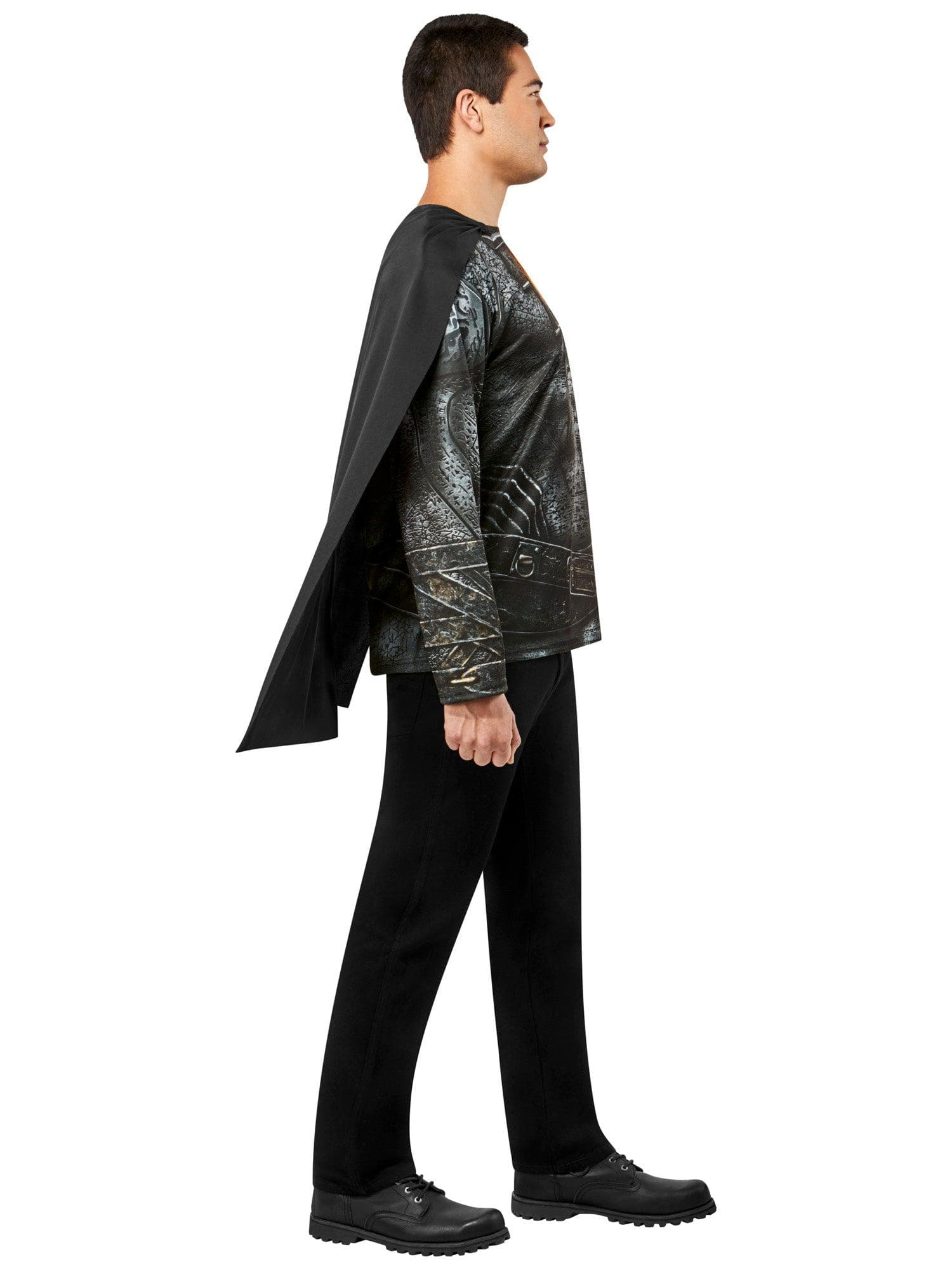 Men's DC Comics Black Adam Top with Cape - costumes.com