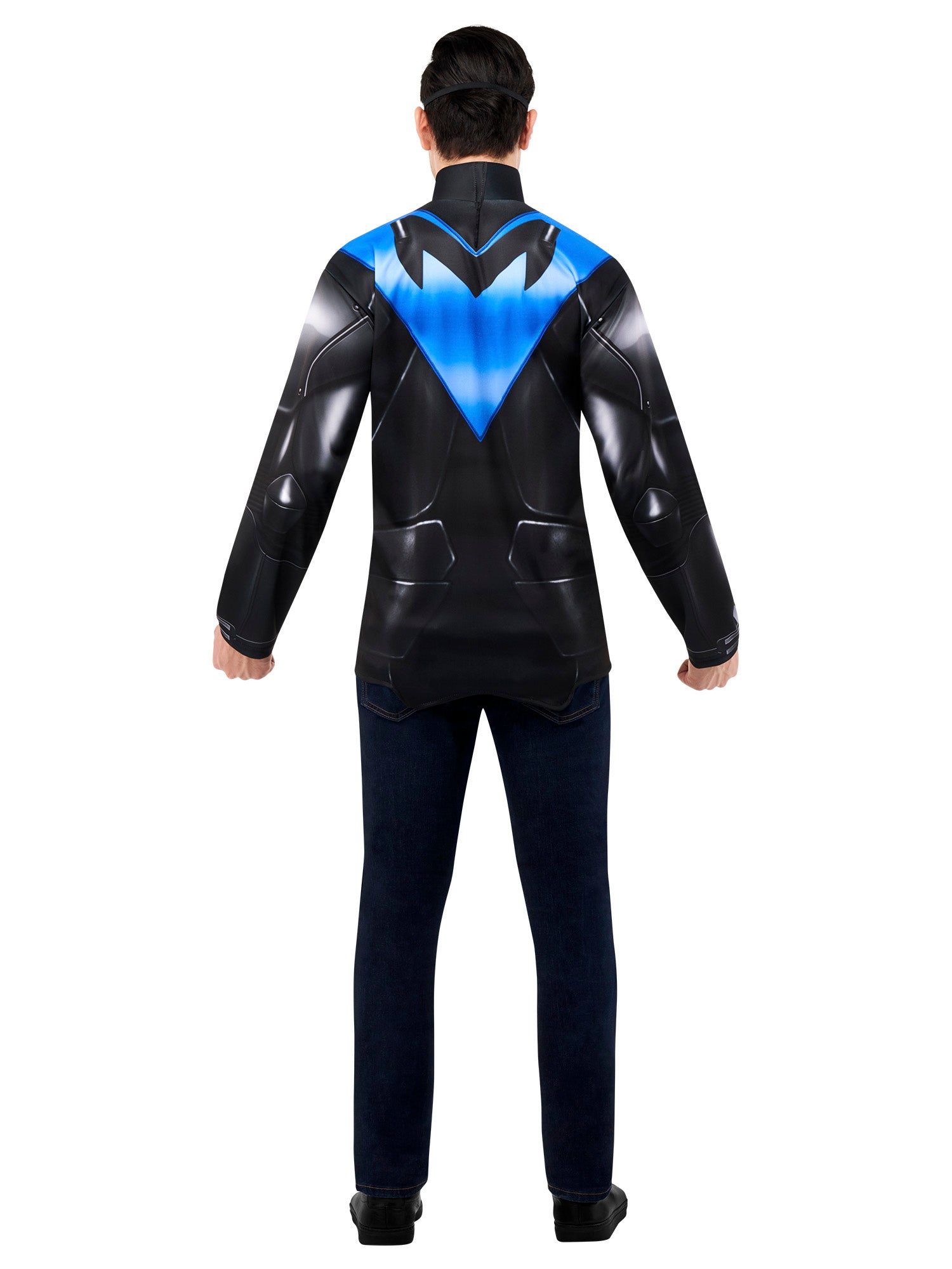 Men's Gotham Knights Nightwing Costume Top and Mask Set - costumes.com