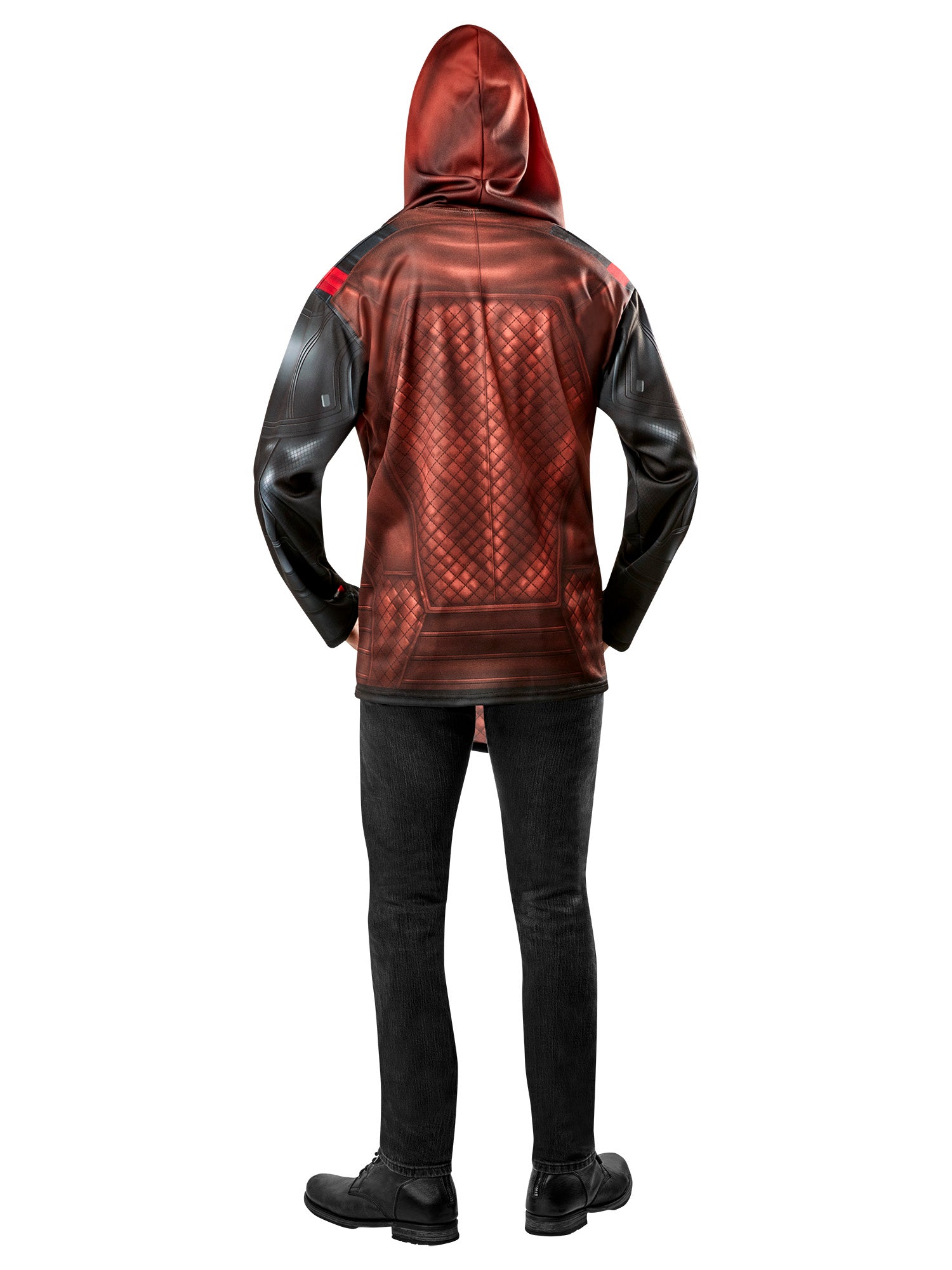 Men's Gotham Knights Red Hood Costume Top and Mask Set - costumes.com