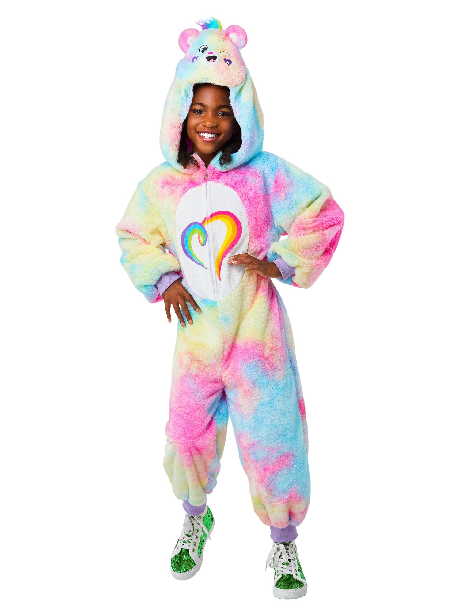 Kids' Care Bears Togetherness Bear Zipsters Costume - costumes.com