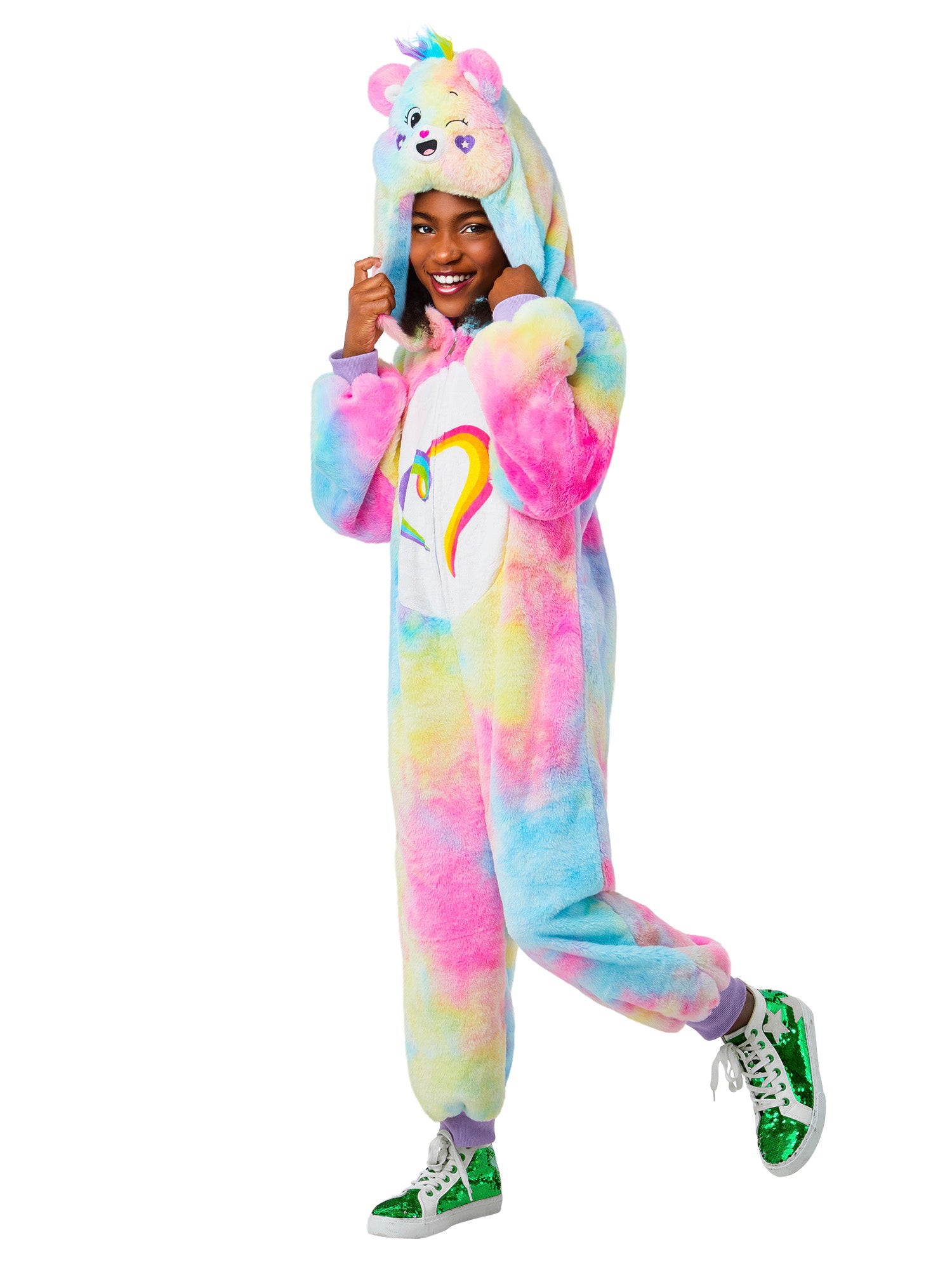 Kids' Care Bears Togetherness Bear Zipsters Costume - costumes.com