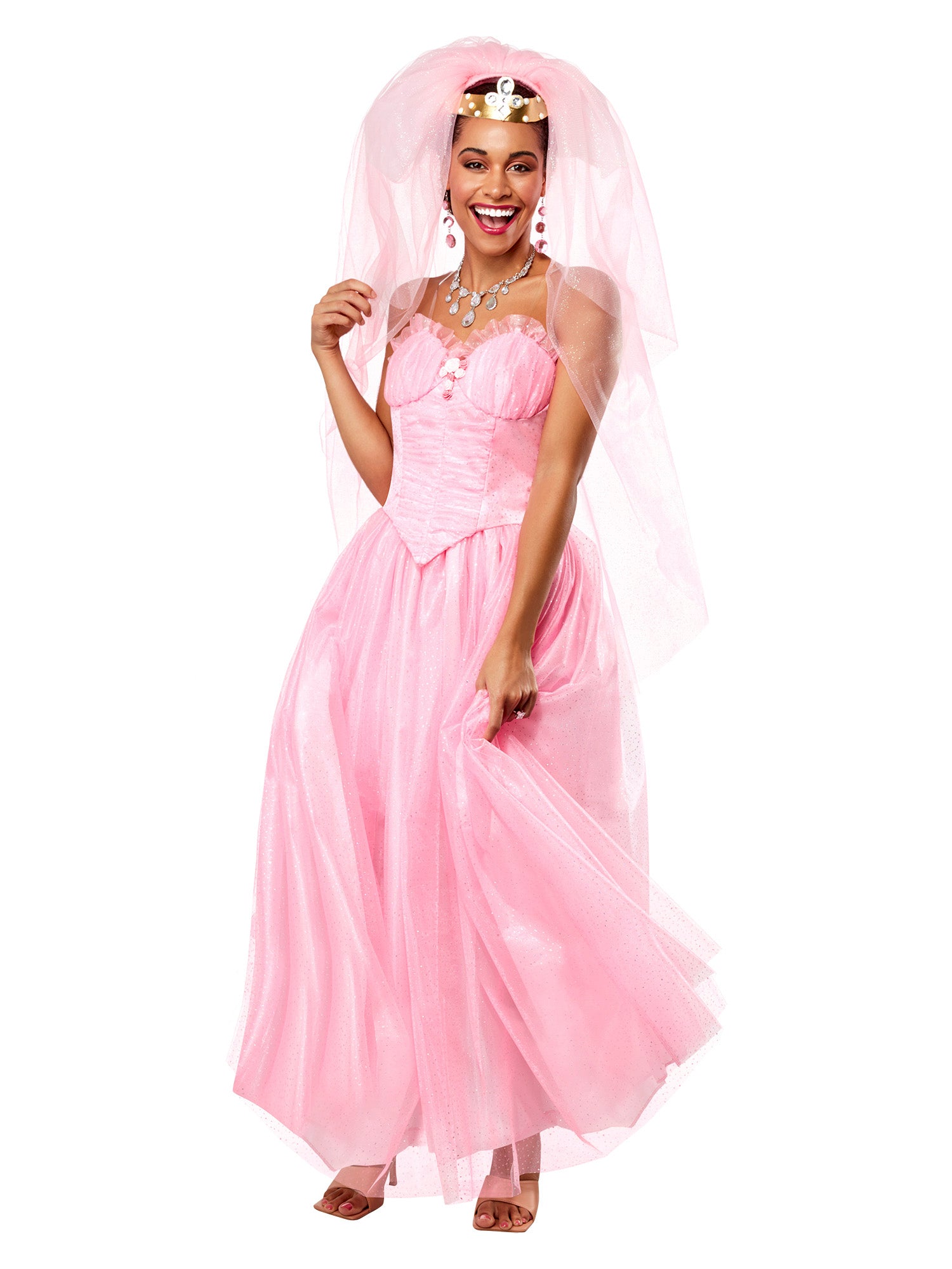 Women's Coming to America Lisa McDowell Wedding Dress Costume - costumes.com