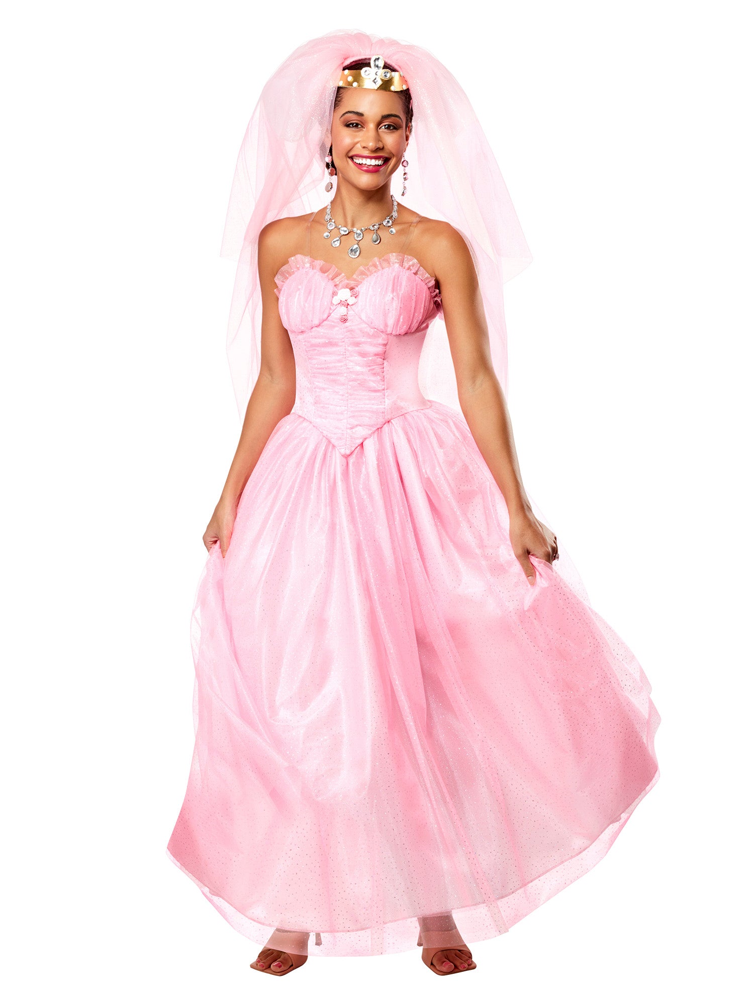 Women's Coming to America Lisa McDowell Wedding Dress Costume - costumes.com