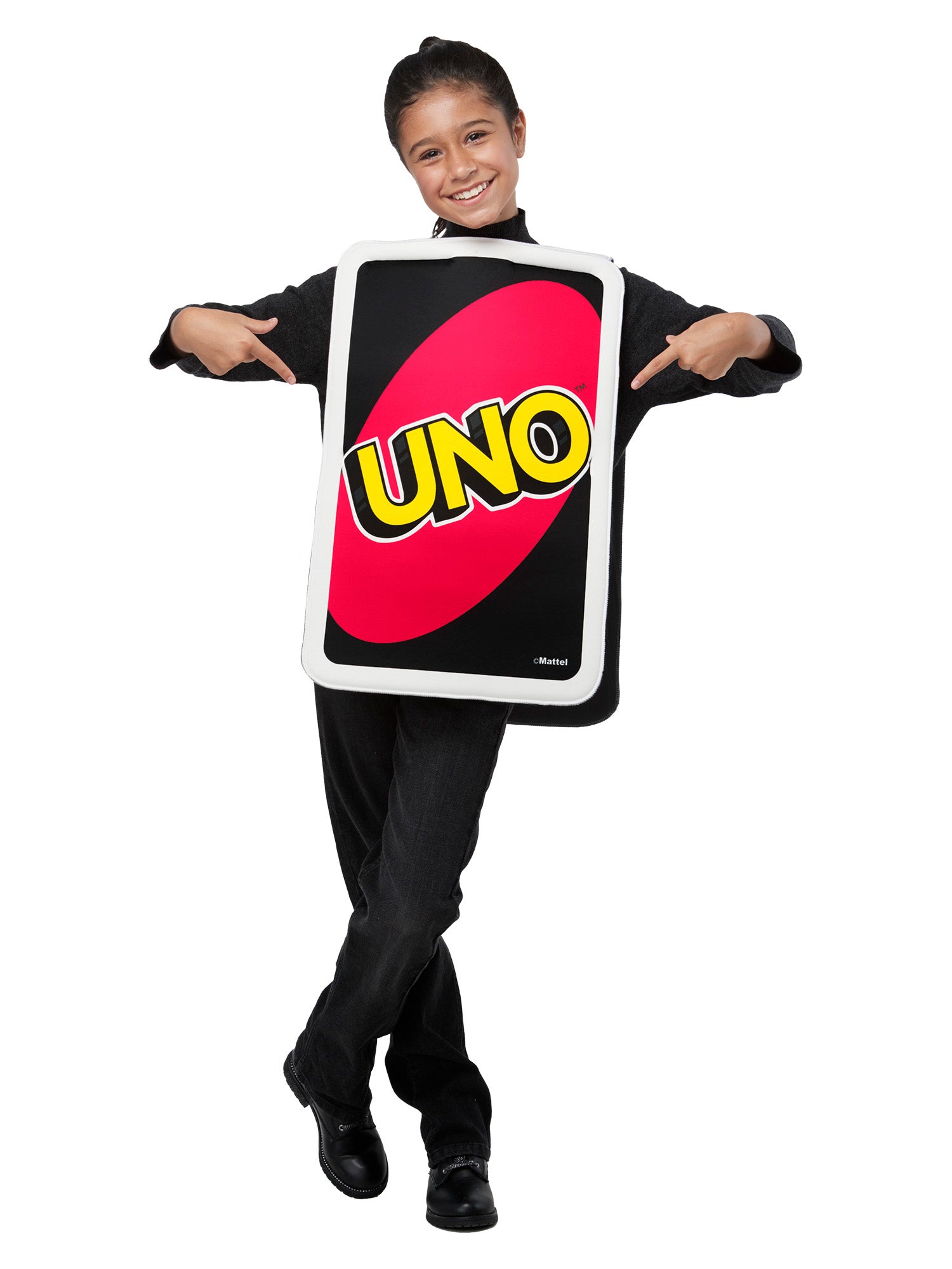 Kids' Mattel Uno Draw Four Card Costume - costumes.com
