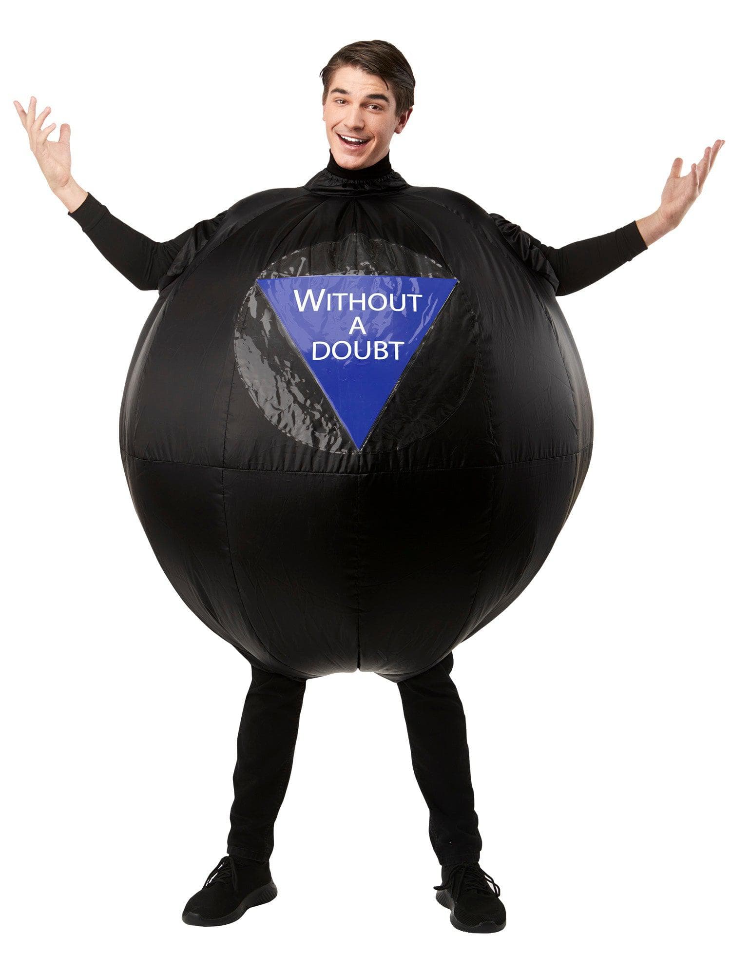 Adult Mattel Games Magic 8-Ball Inflatable Costume - costumes.com