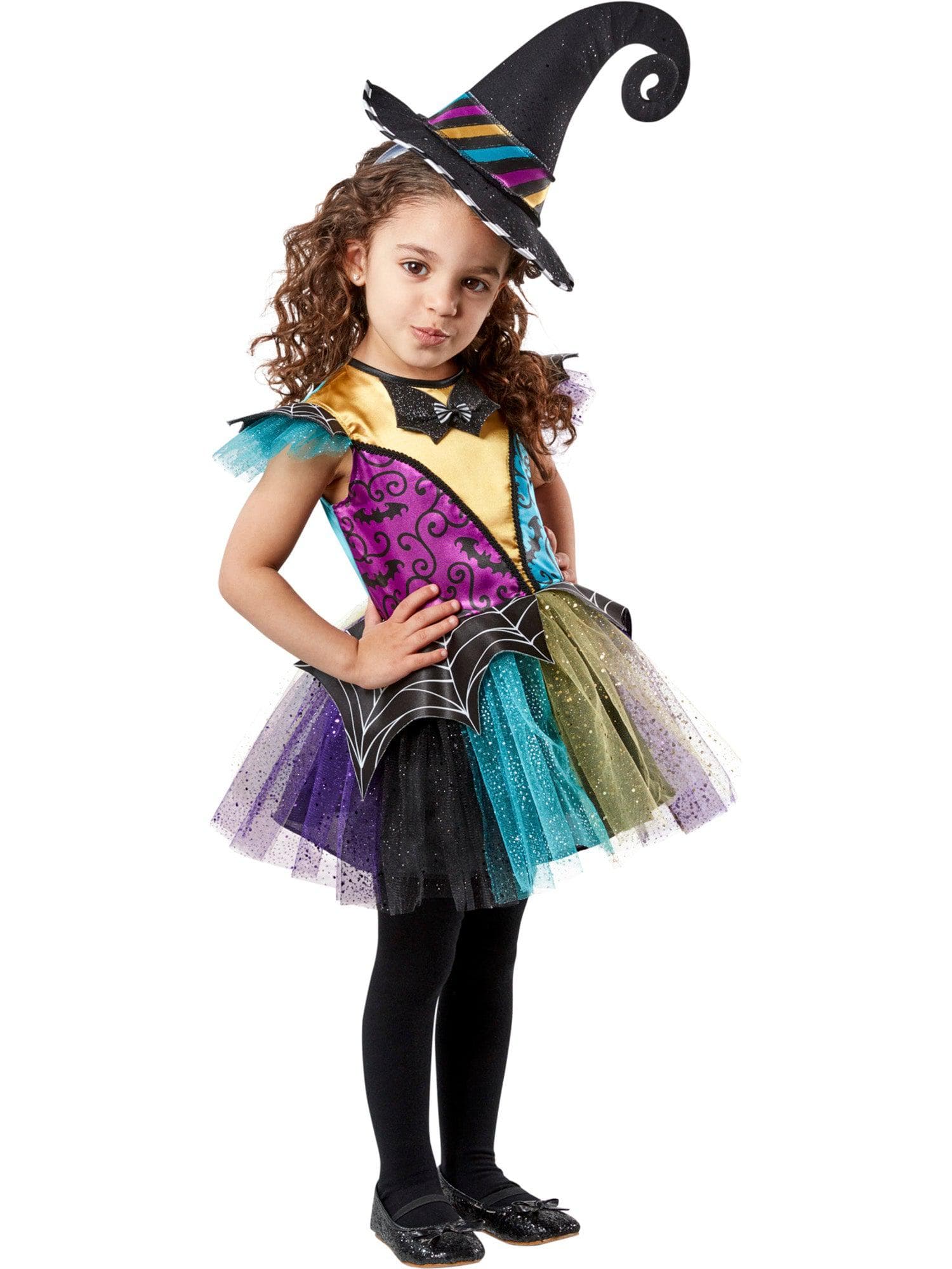 Patchwork Witch Costume for Toddlers - costumes.com