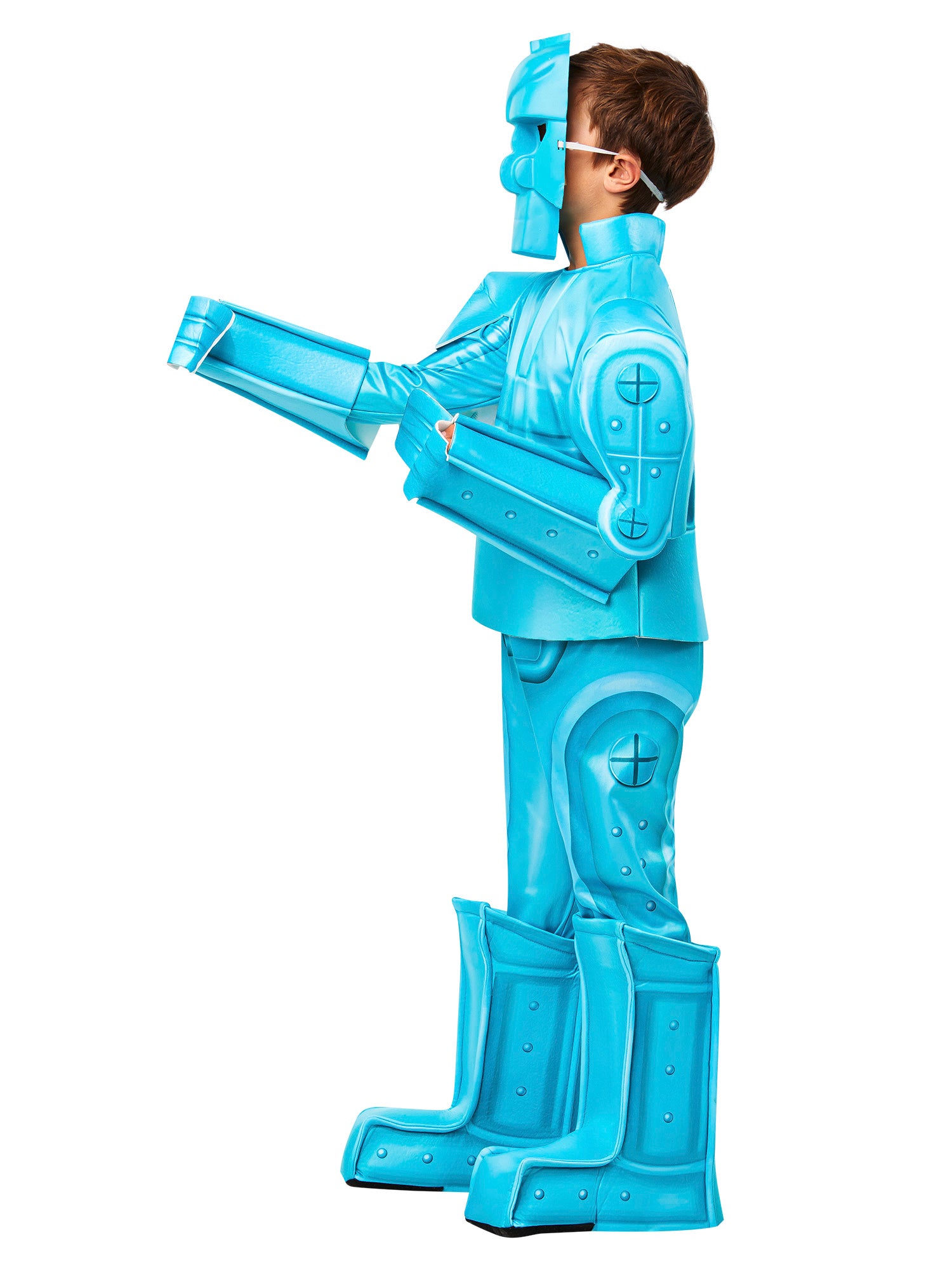 Boys' Mattel Rock'em Sock'em Blue Bomber Costume - costumes.com