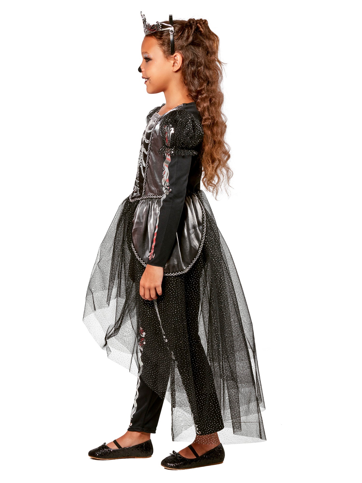 Girls' Skeleton Princess Costume - costumes.com