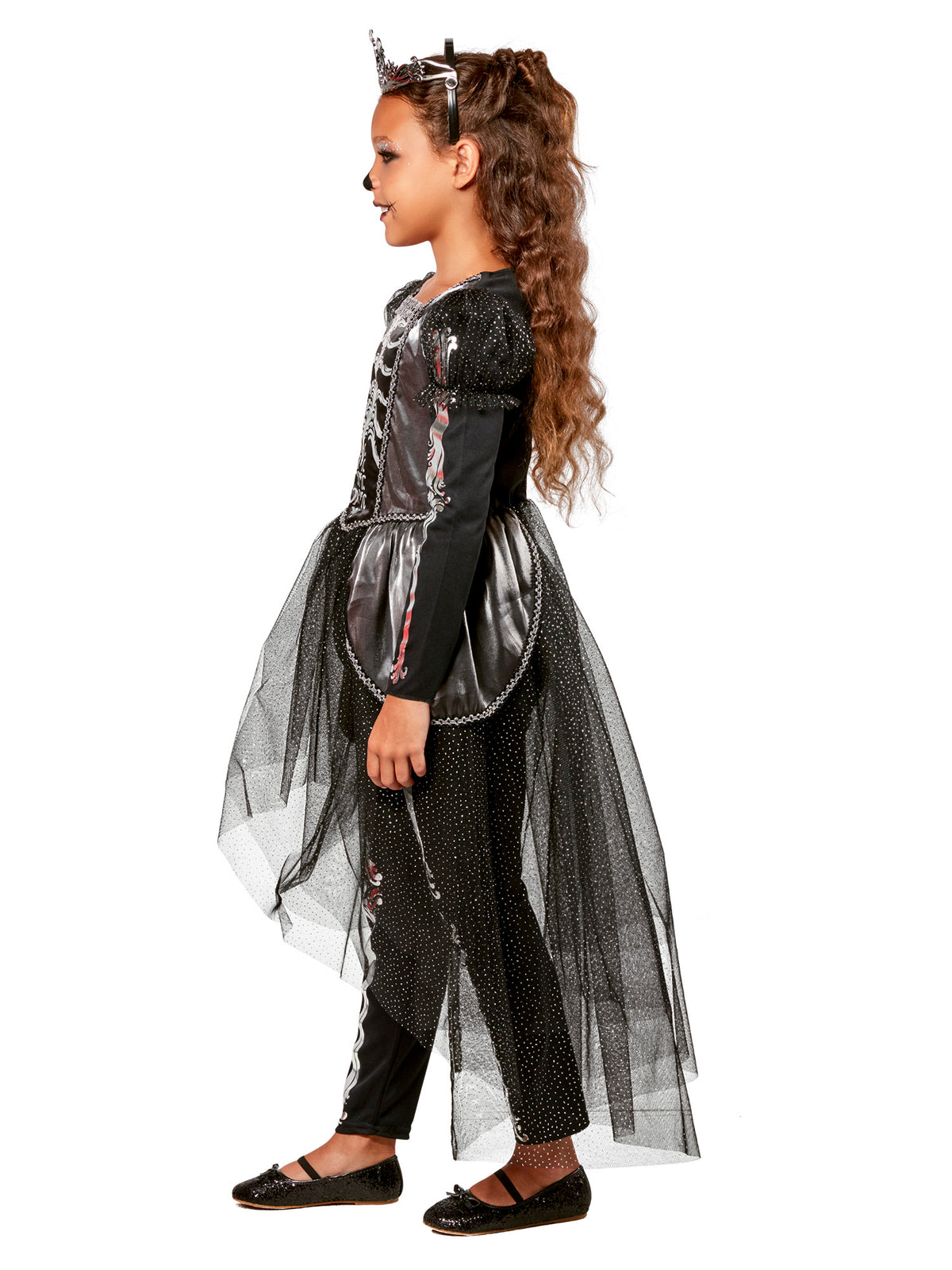 Girls' Skeleton Princess Costume - costumes.com