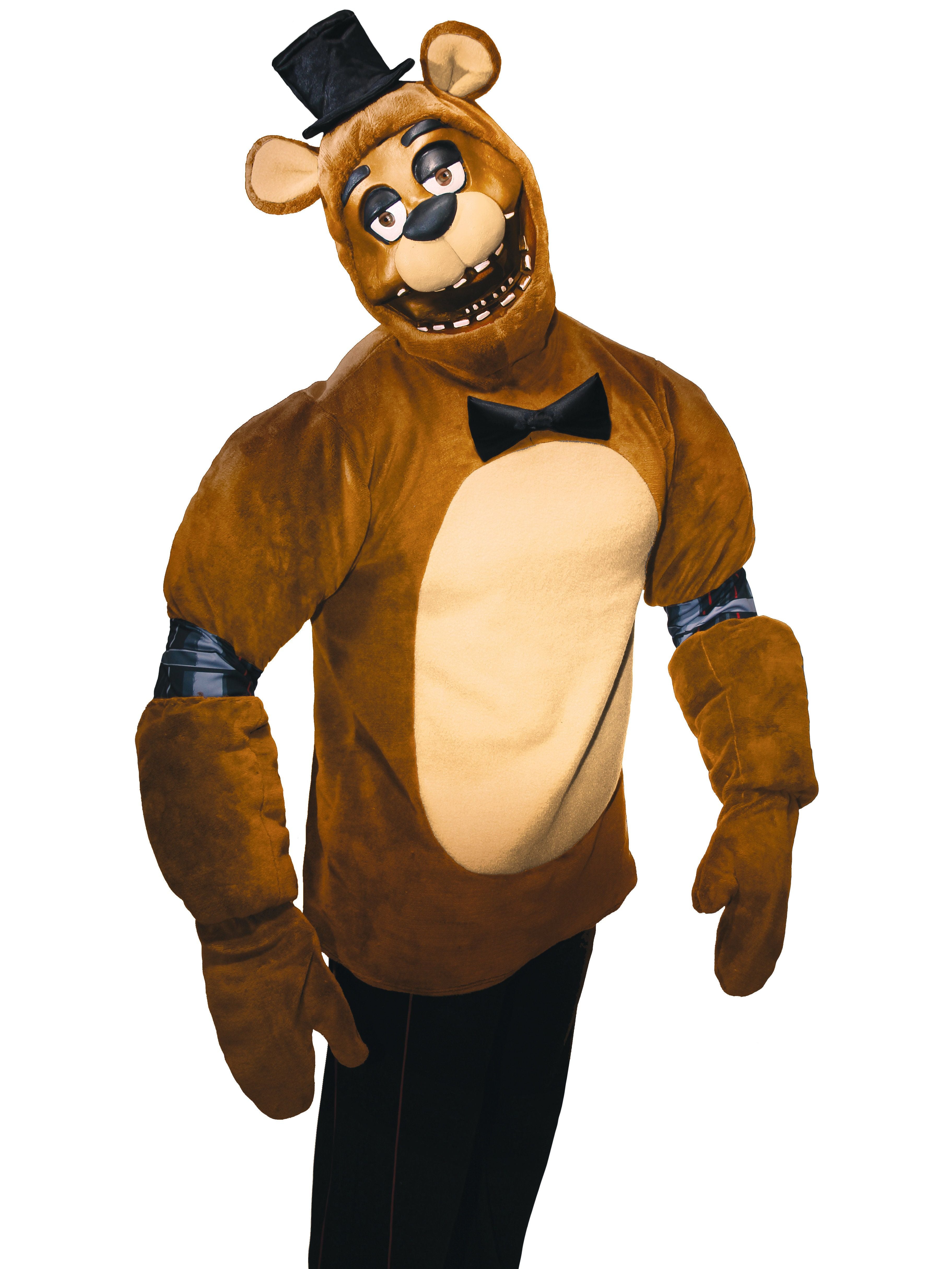 Teen Boys' Five Nights at Freddy's Freddy Fazbear Costume Top, Mitts and Mask Set - costumes.com