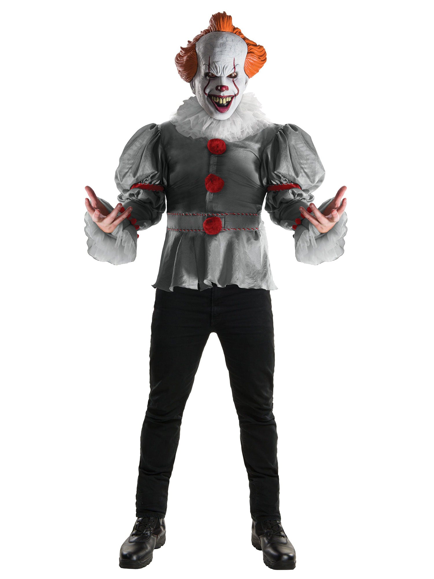 Men's IT Pennywise Costume - 2017 Movie Deluxe - costumes.com
