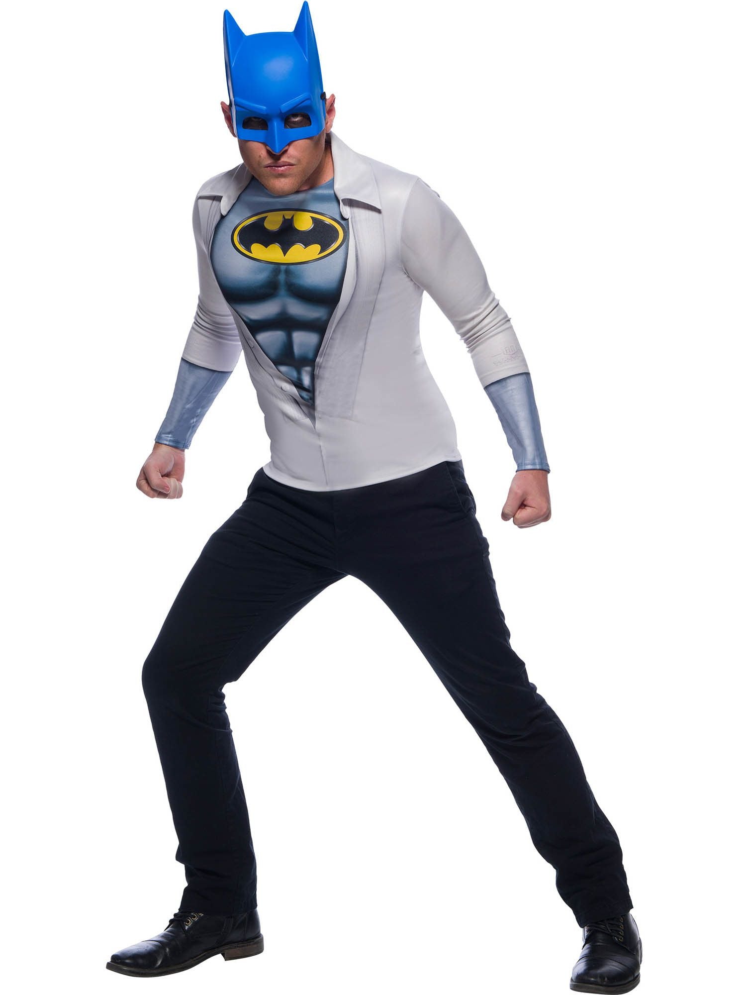 Men's DC Comics Batman Costume Top and Mask Set - costumes.com