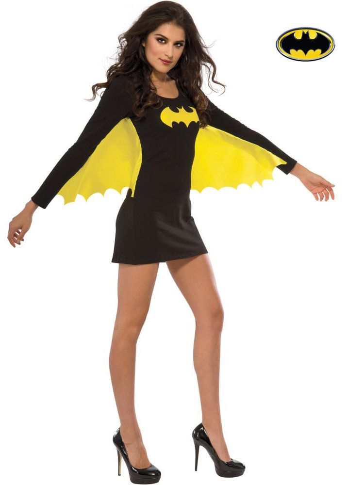 Women's DC Comics Batgirl Dress with Wings Costume - costumes.com