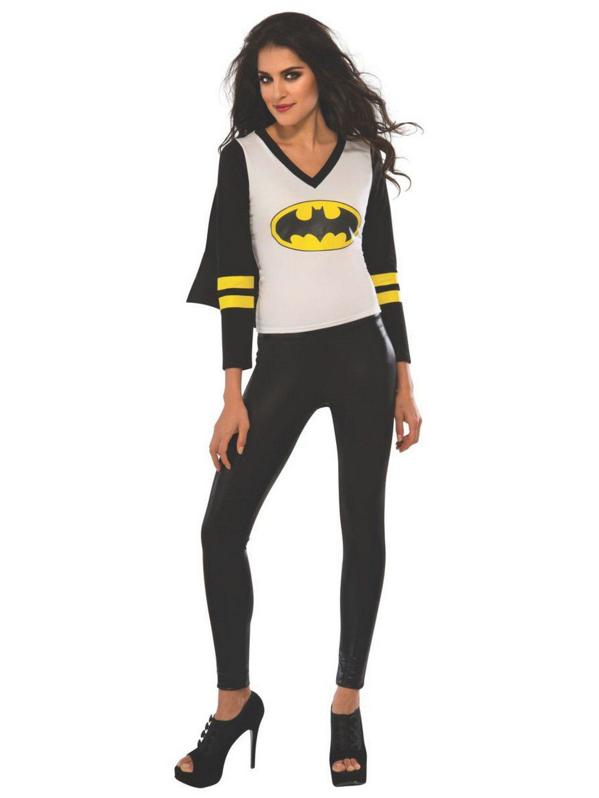 Women's DC Comics Batgirl Shirt with Cape - costumes.com