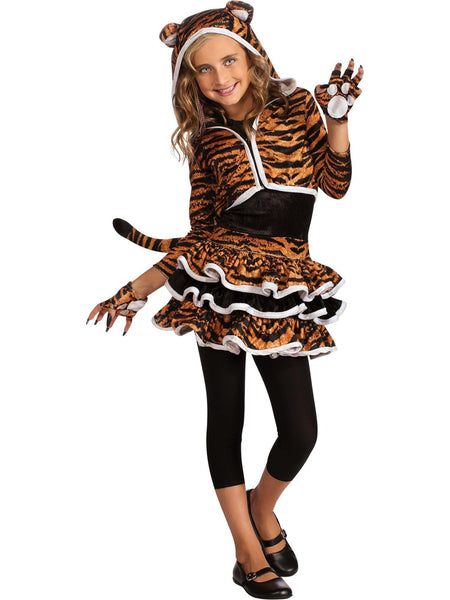 Kids Tigress Hoodie Costume