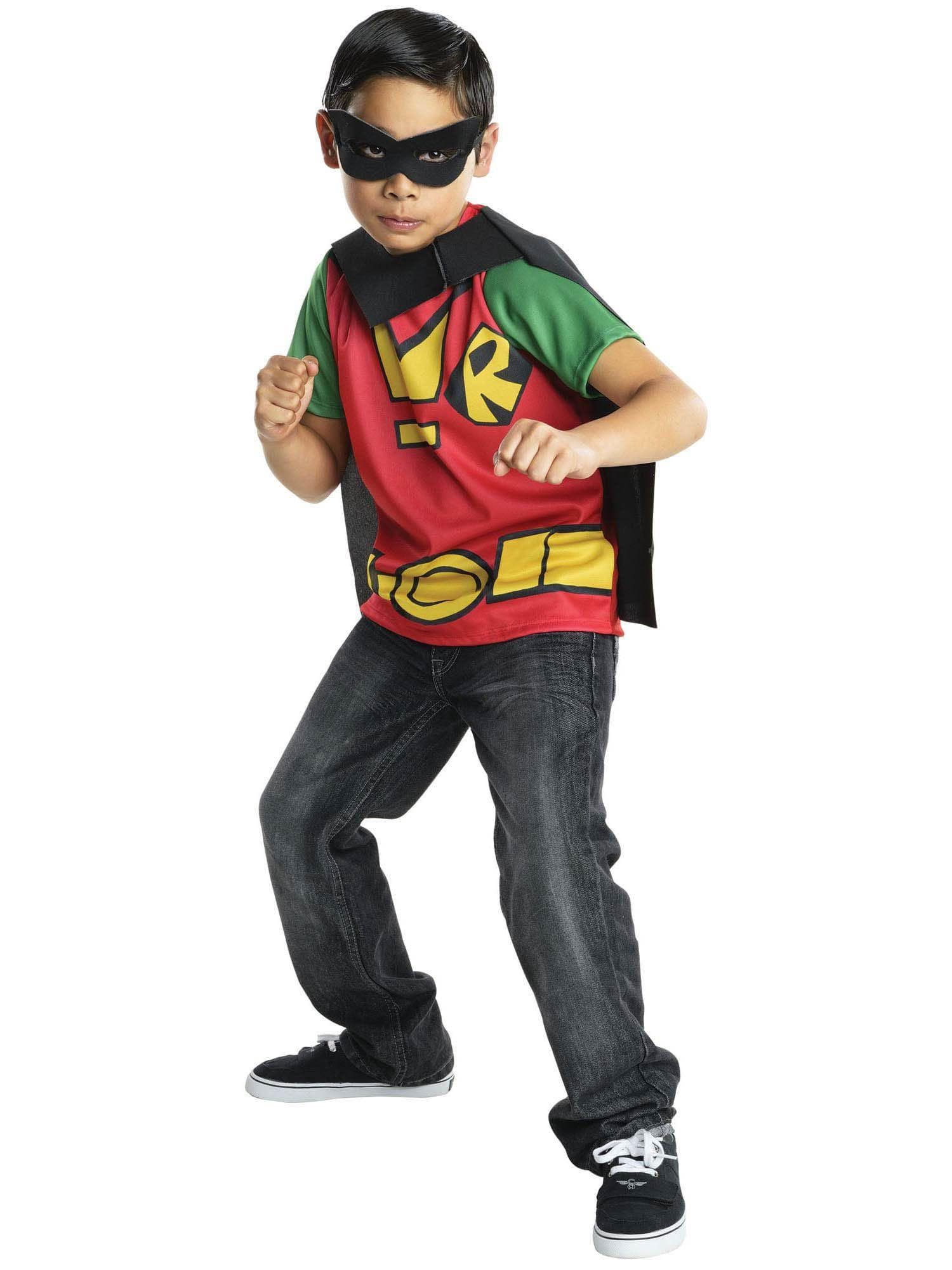 New Teen Titans Go Robin Costume Child Size Large 12-14 Halloween Cosplay