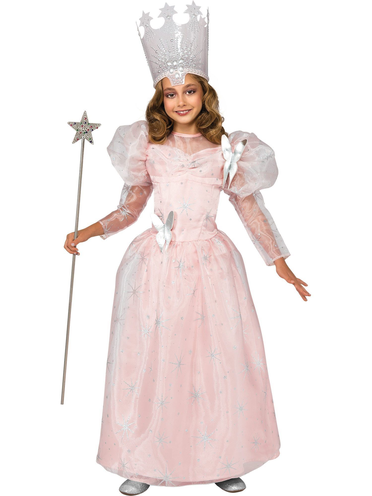 Girls' The Wizard of Oz Glinda The Good Witch Costume - costumes.com