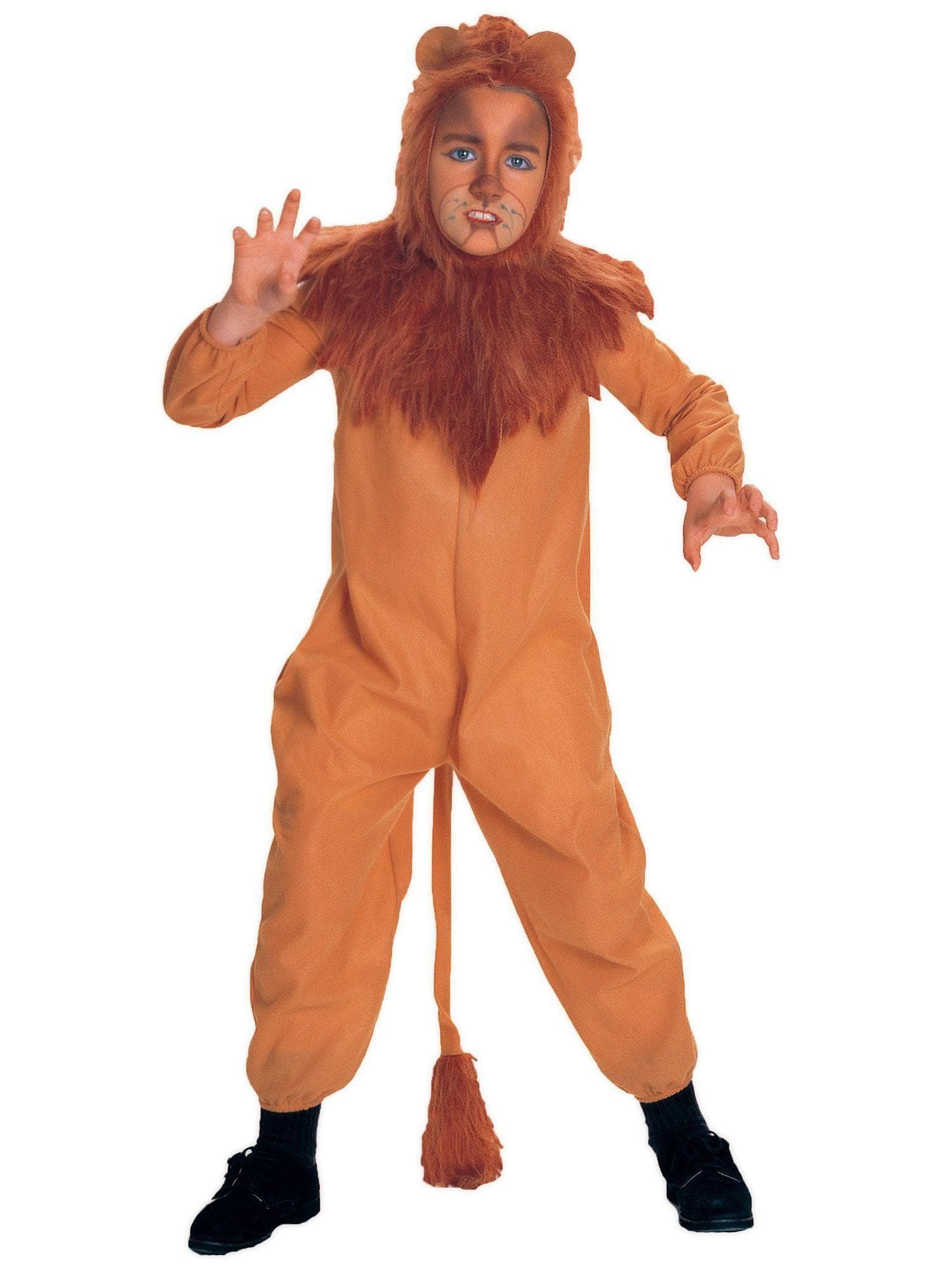 Kids' Wizard Of Oz Cowardly Lion Costume - costumes.com