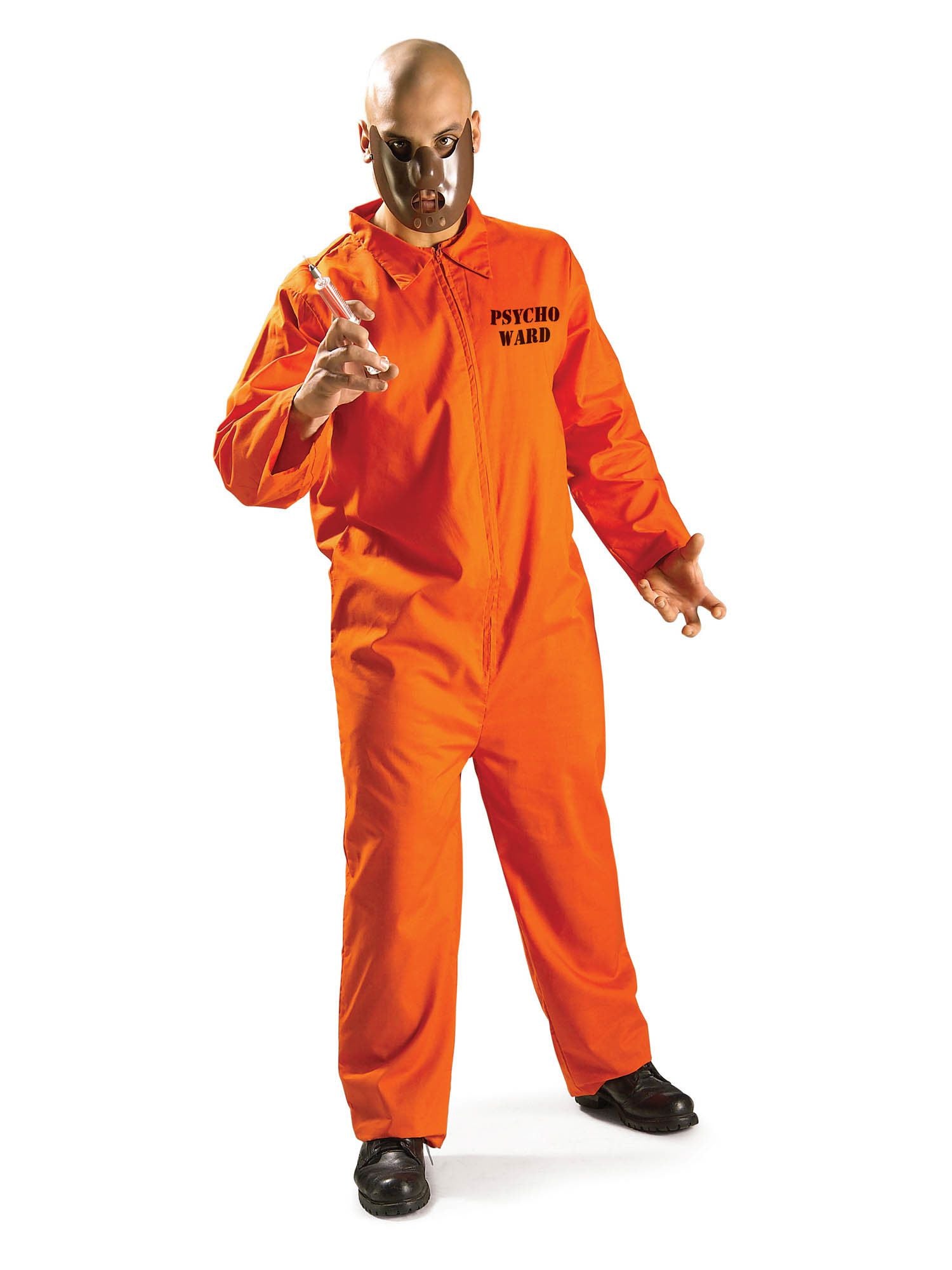Men's Orange Jumpsuit Prisoner Costume - costumes.com