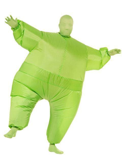 Adult Green Inflatable Jumpsuit - costumes.com