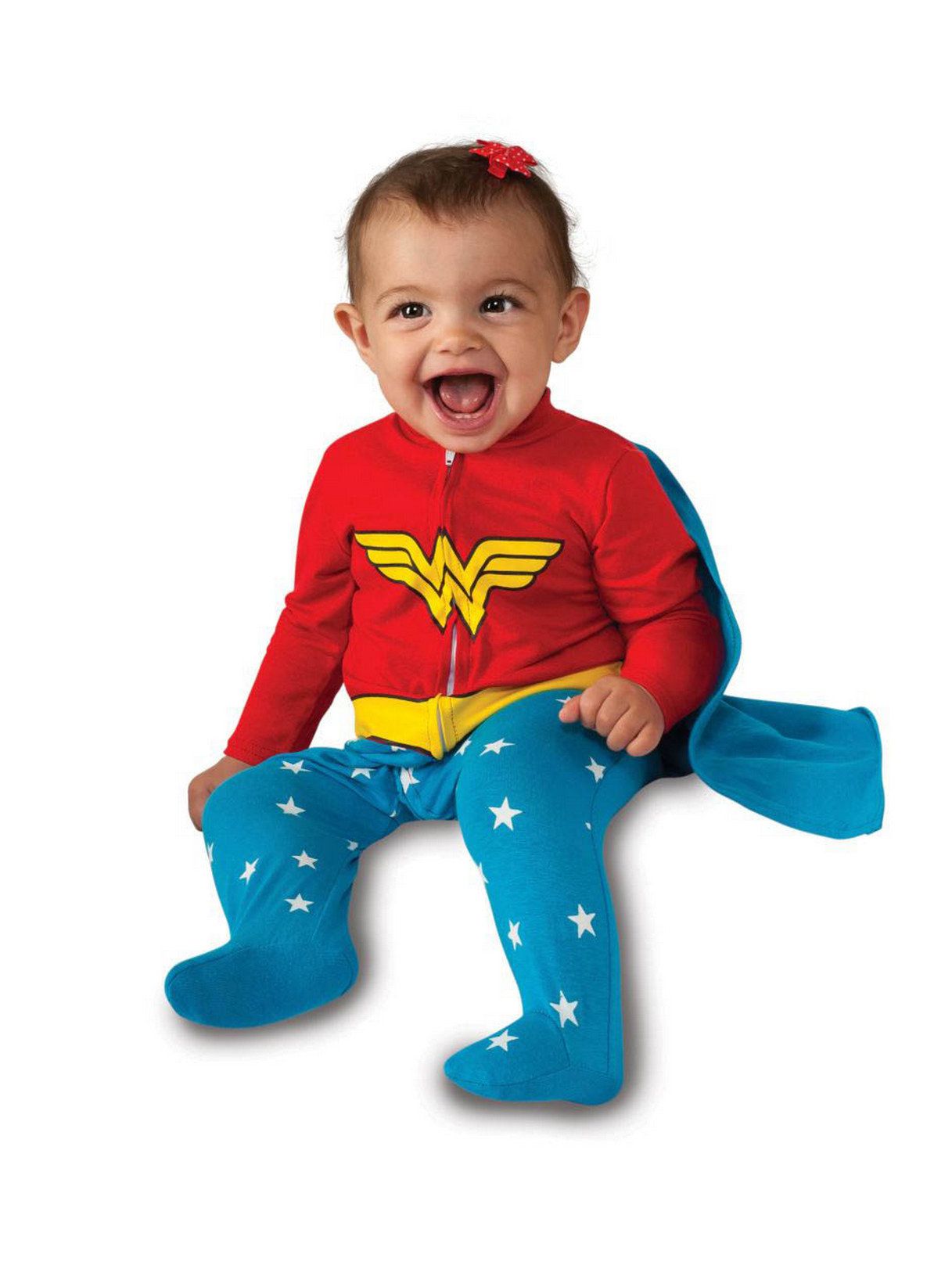 DC Comics Wonder Woman Romper Costume for Babies - costumes.com
