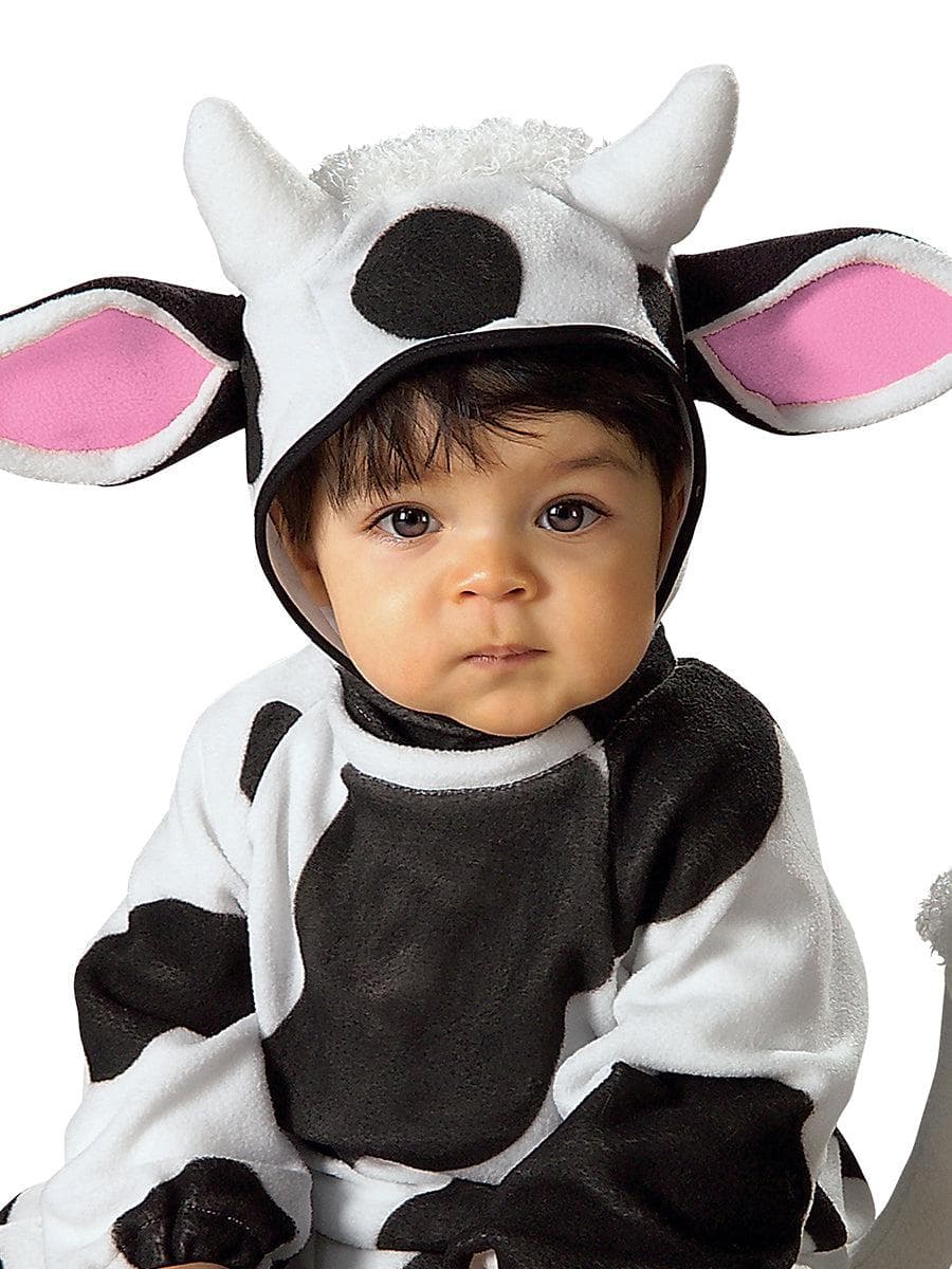 Black and White Cozy Cow Costume for Babies - costumes.com