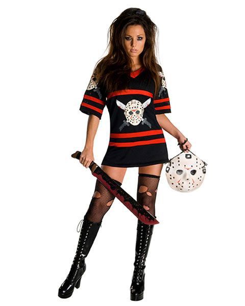 Women's Friday the 13th Jason Voorhees Dress and Mask Handbag - costumes.com
