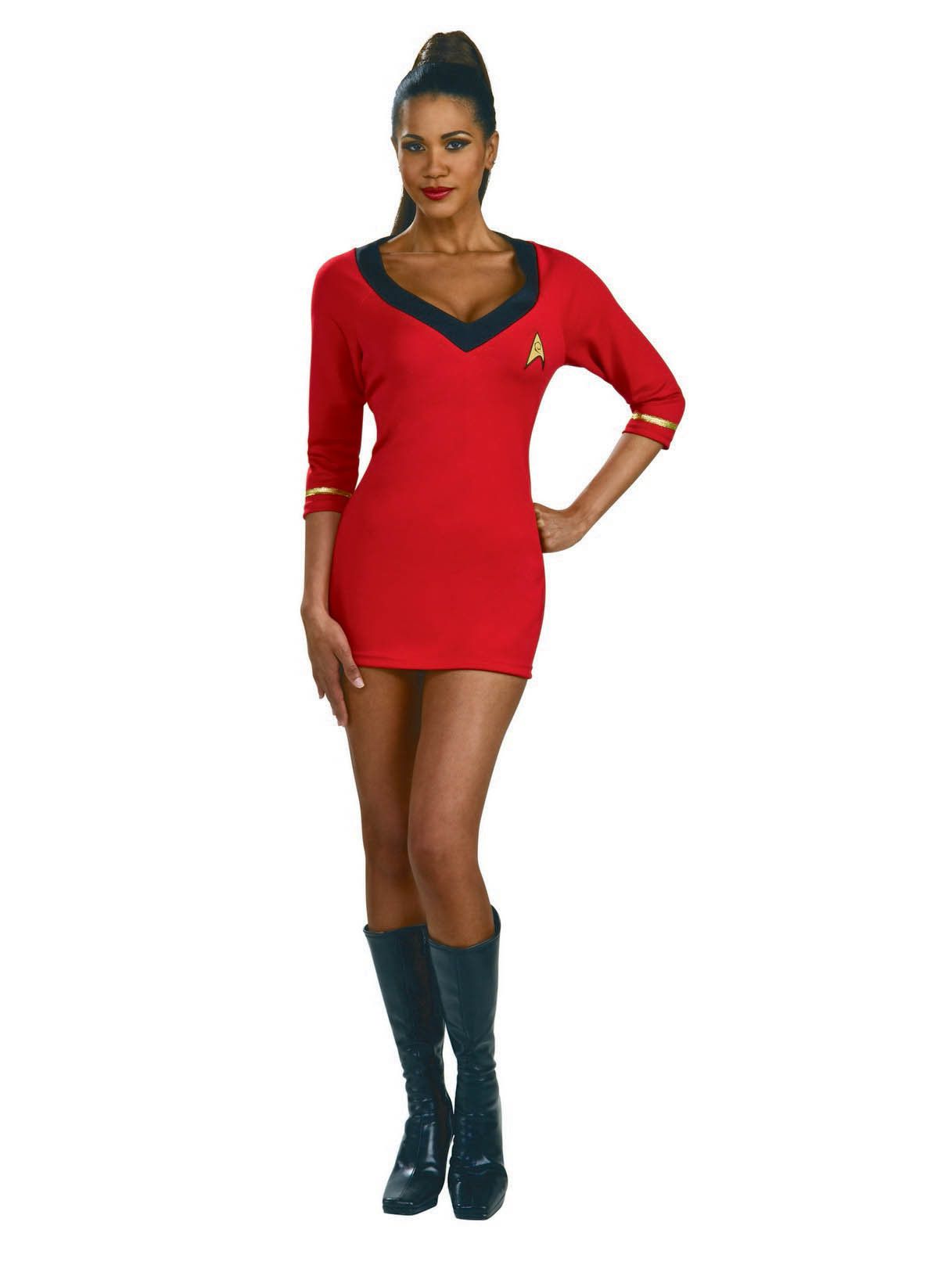 red star trek dress Star Trek TNG Starfleet Officer A-Line Dress