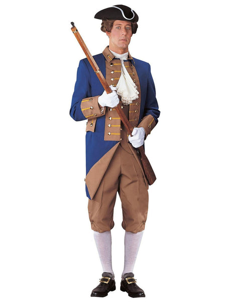 Adult Regency Collection Buff And Blue So Costume