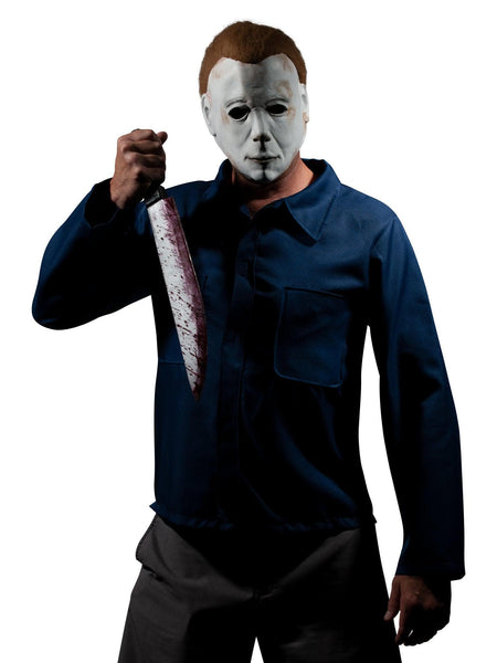 Adult Halloween 2 Michael Myers 3/4 Mask with Hair
