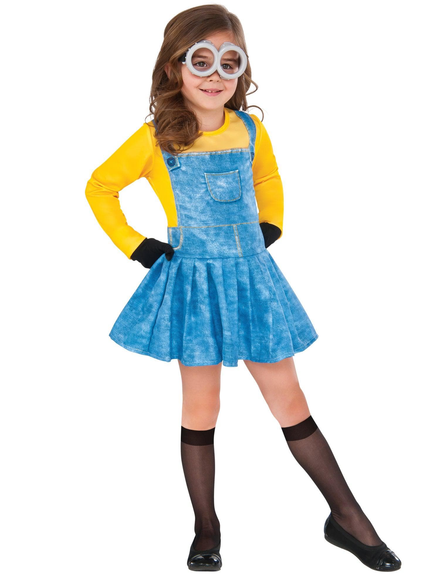 Girls' Despicable Me Minion Dress Costume - costumes.com