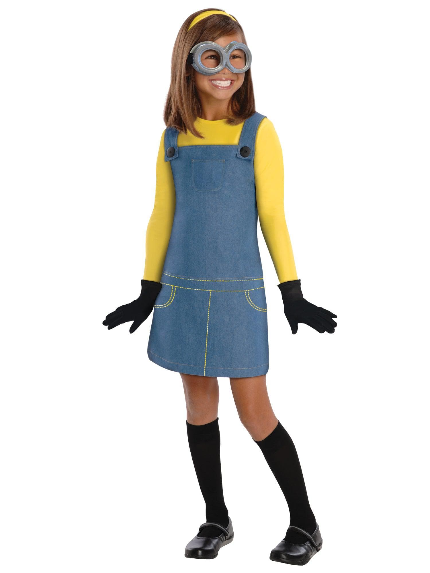 minion green dress Minion wearing green polka=-ot dress illustration, Despicable Me: Minion Rush Stuart the Minion Girl, minion, fashion, woman, stuart The Minion png