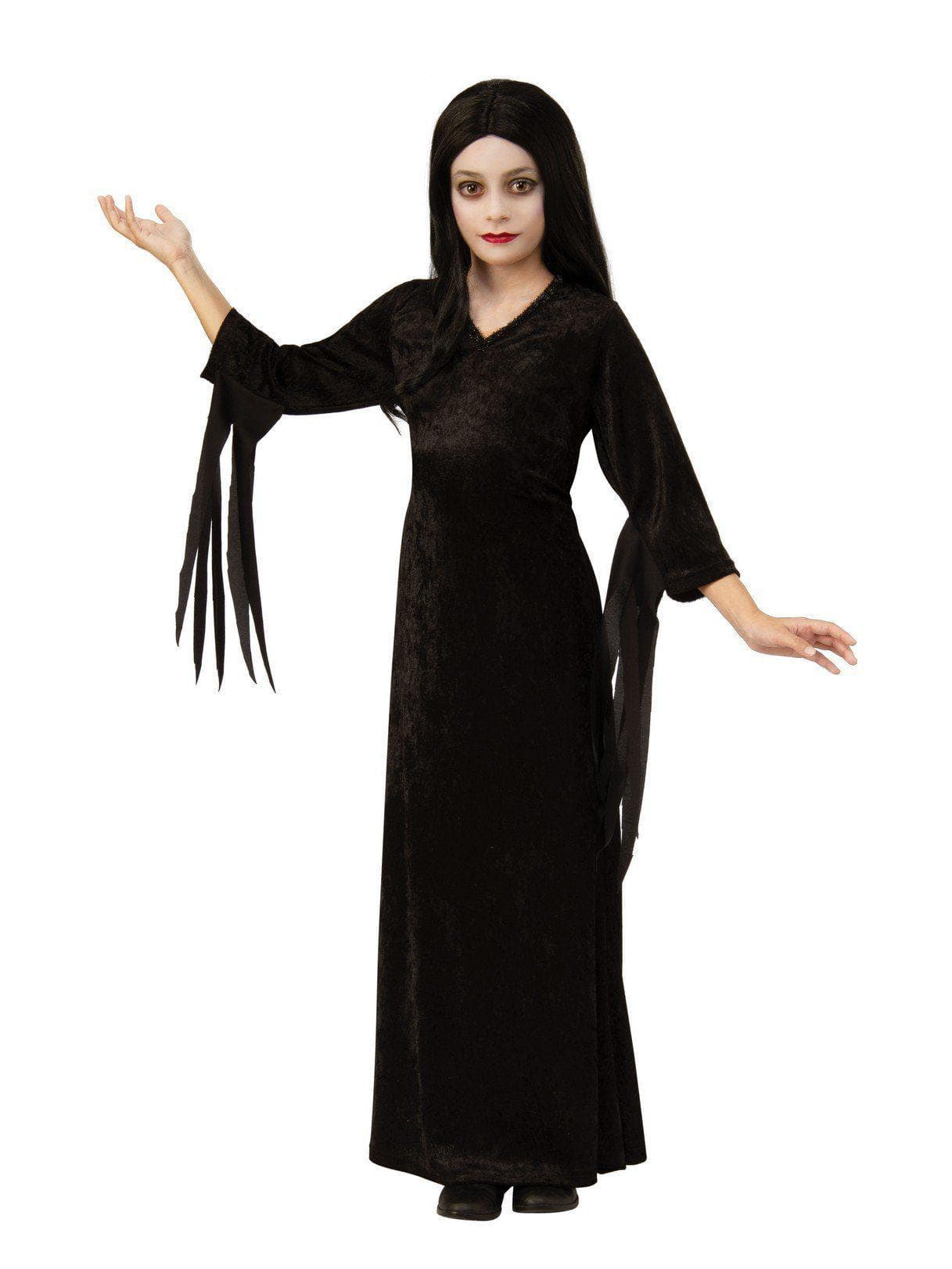 Girls' The Addams Family Animated Movie Morticia Addams Costume - costumes.com