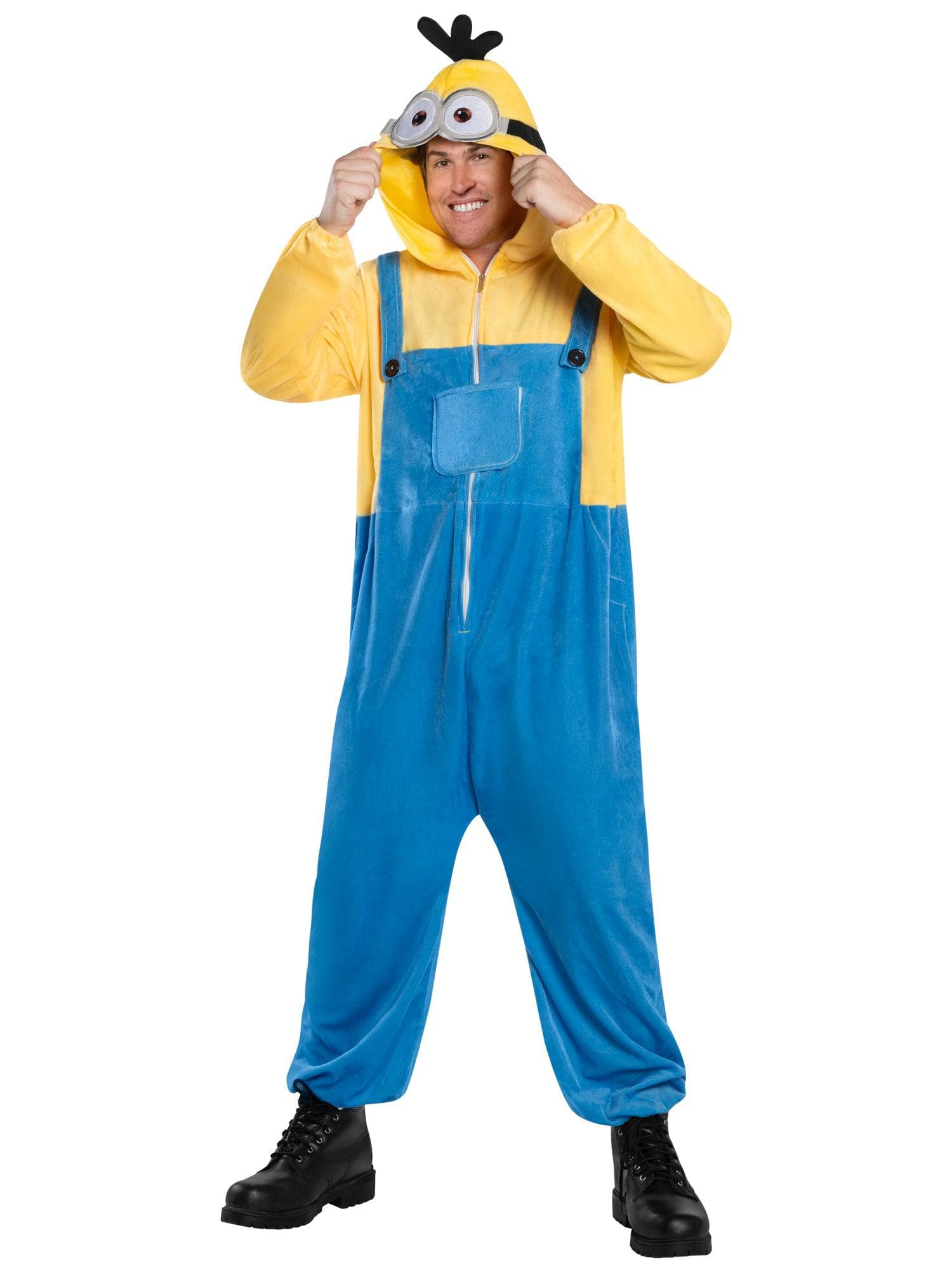 Men's Despicable Me Minion Oversized Jumpsuit Costume - costumes.com