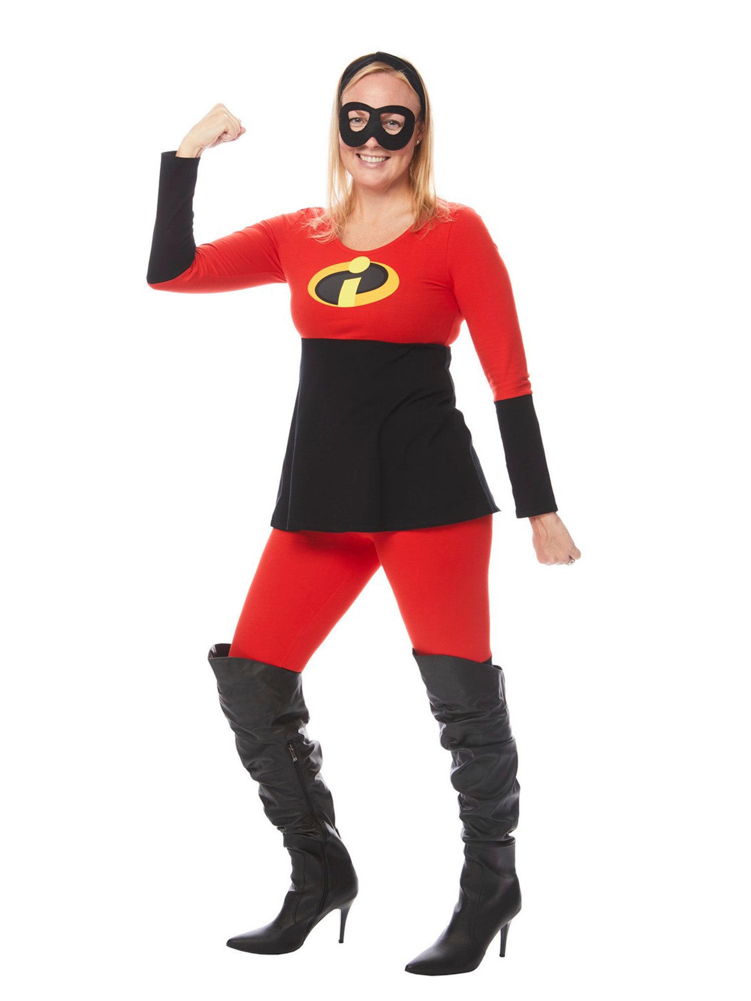 Women's The Incredibles Mrs. Incredible Tunic and Leggings Set - costumes.com