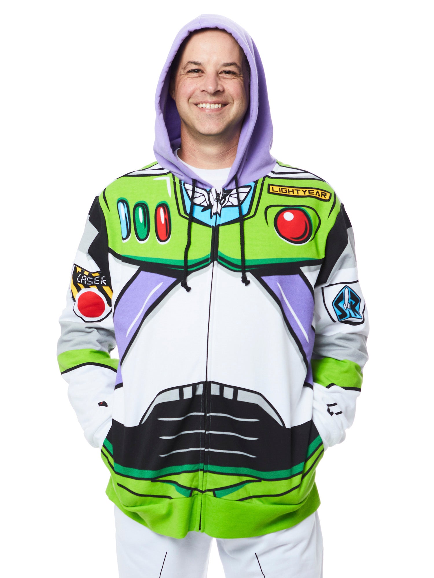Men's Toy Story 4 Buzz Lightyear Hoodie - costumes.com