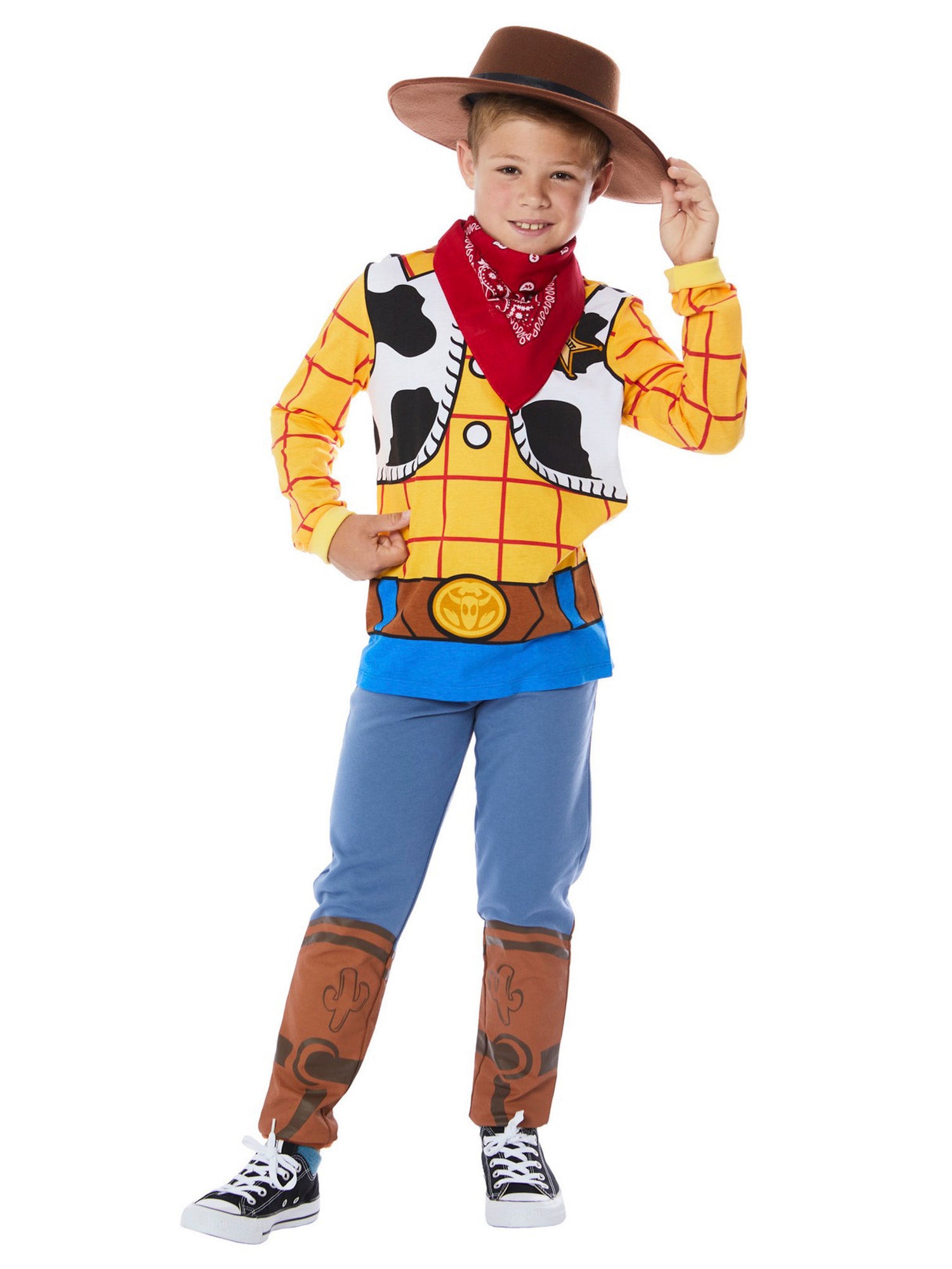 Boys' Toy Story 4 Woody Hooded Shirt and Pants Set - costumes.com